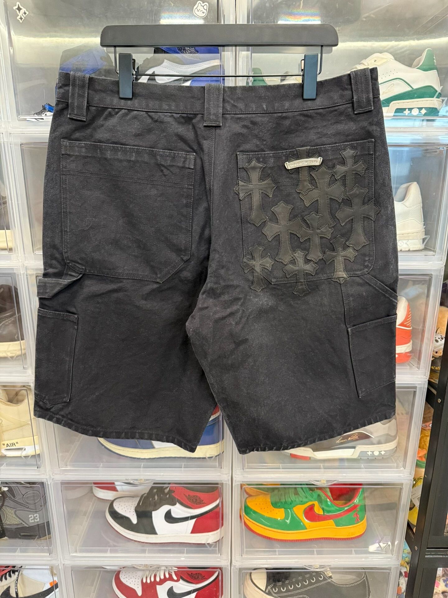 Chrome Hearts Chrome Hearts Black Cross Washed Cargo Pants Size US 36 / EU 52 - 3 Thumbnail