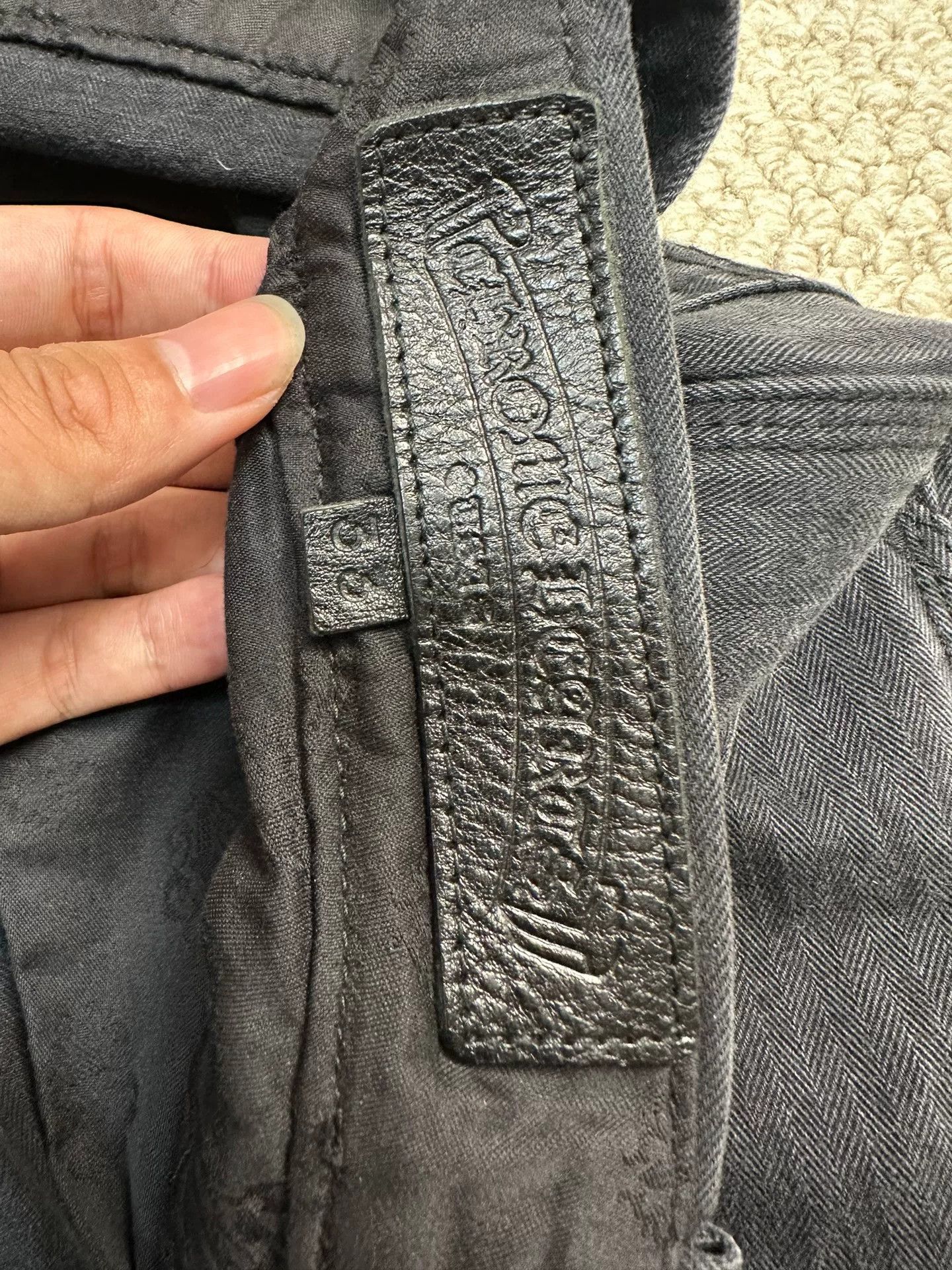 Chrome Hearts Chrome Hearts Washed Herringbone Cargo Pants Size US 32 / EU 48 - 5 Thumbnail