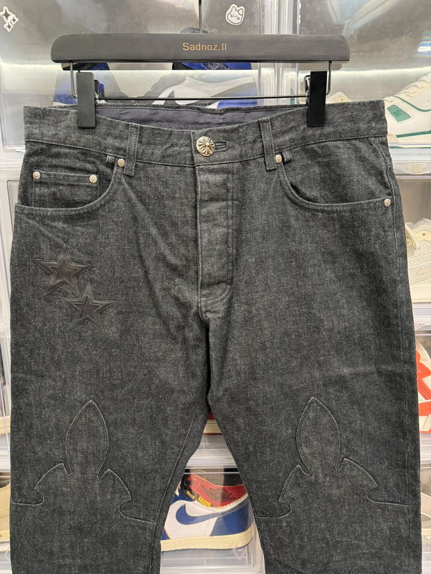 Chrome Hearts Chrome Hearts Star Flame Jeans Size US 34 / EU 50 - 2 Thumbnail