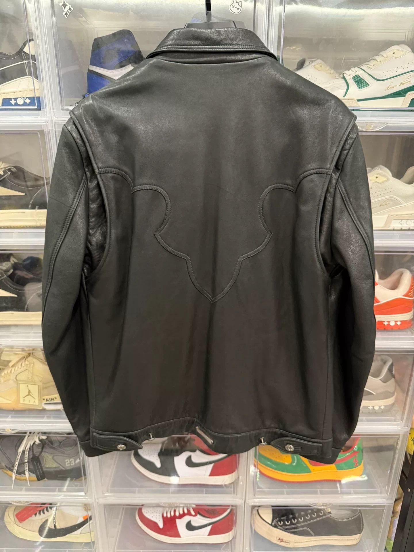 Chrome Hearts Chrome Hearts Western Flame Leather Jacket Size US L / EU 52-54 / 3 - 4 Thumbnail