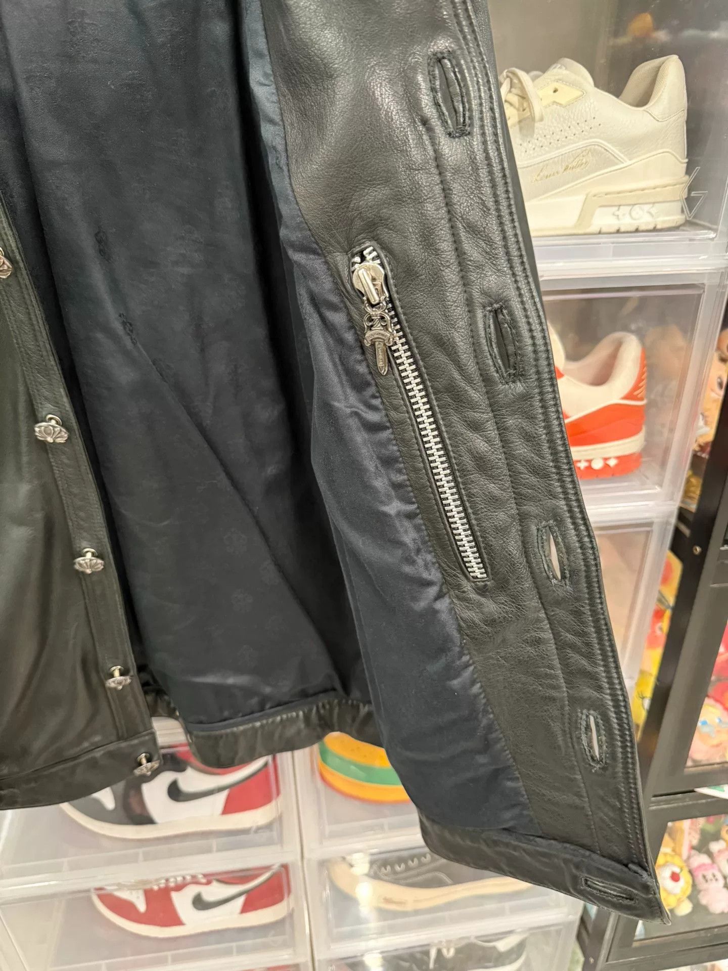Chrome Hearts Chrome Hearts Western Flame Leather Jacket Size US L / EU 52-54 / 3 - 5 Thumbnail