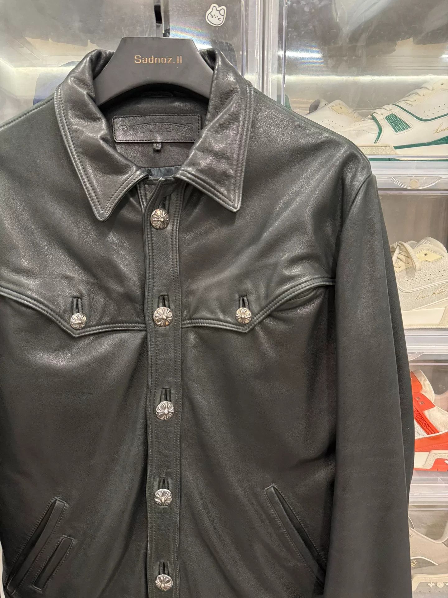 Chrome Hearts Chrome Hearts Western Flame Leather Jacket Size US L / EU 52-54 / 3 - 2 Thumbnail