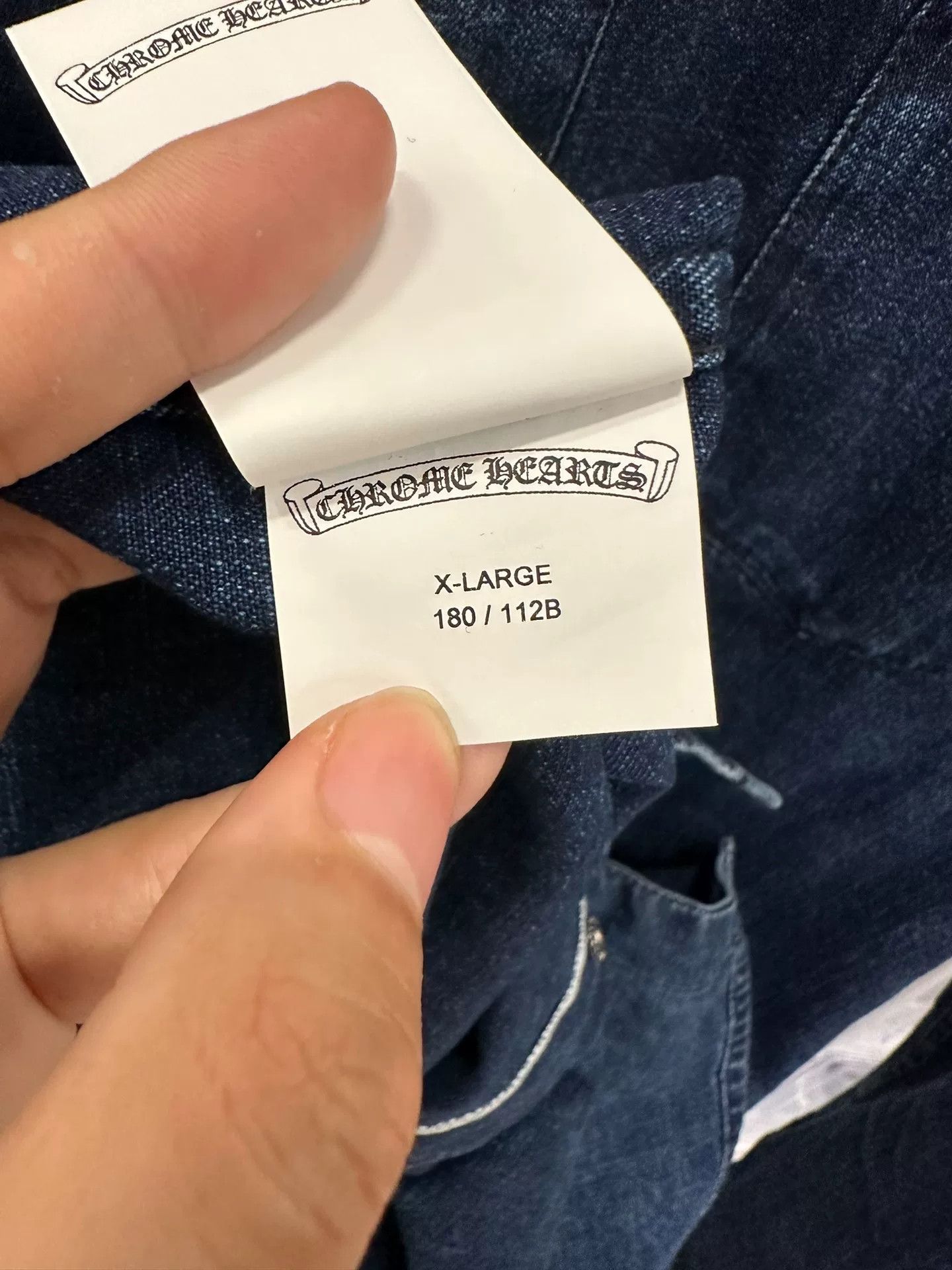 Chrome Hearts Chrome Hearts Cross Denim Shirt Size US L / EU 52-54 / 3 - 7 Thumbnail