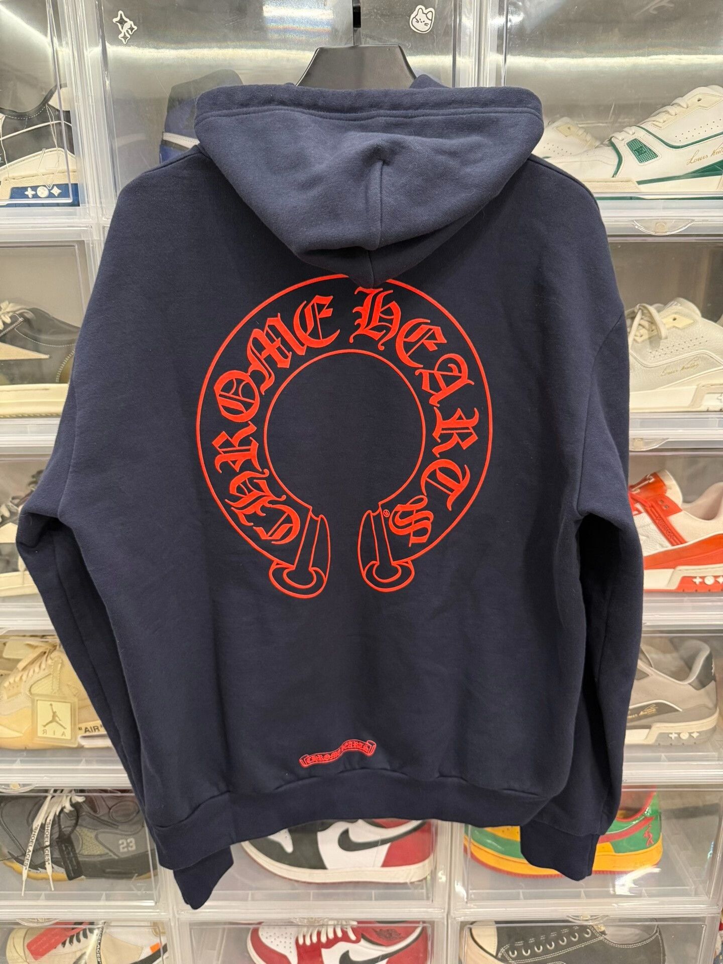 Chrome Hearts Chrome Hearts Navy Vine Pattern Hoodie Size US M / EU 48-50 / 2 - 3 Thumbnail