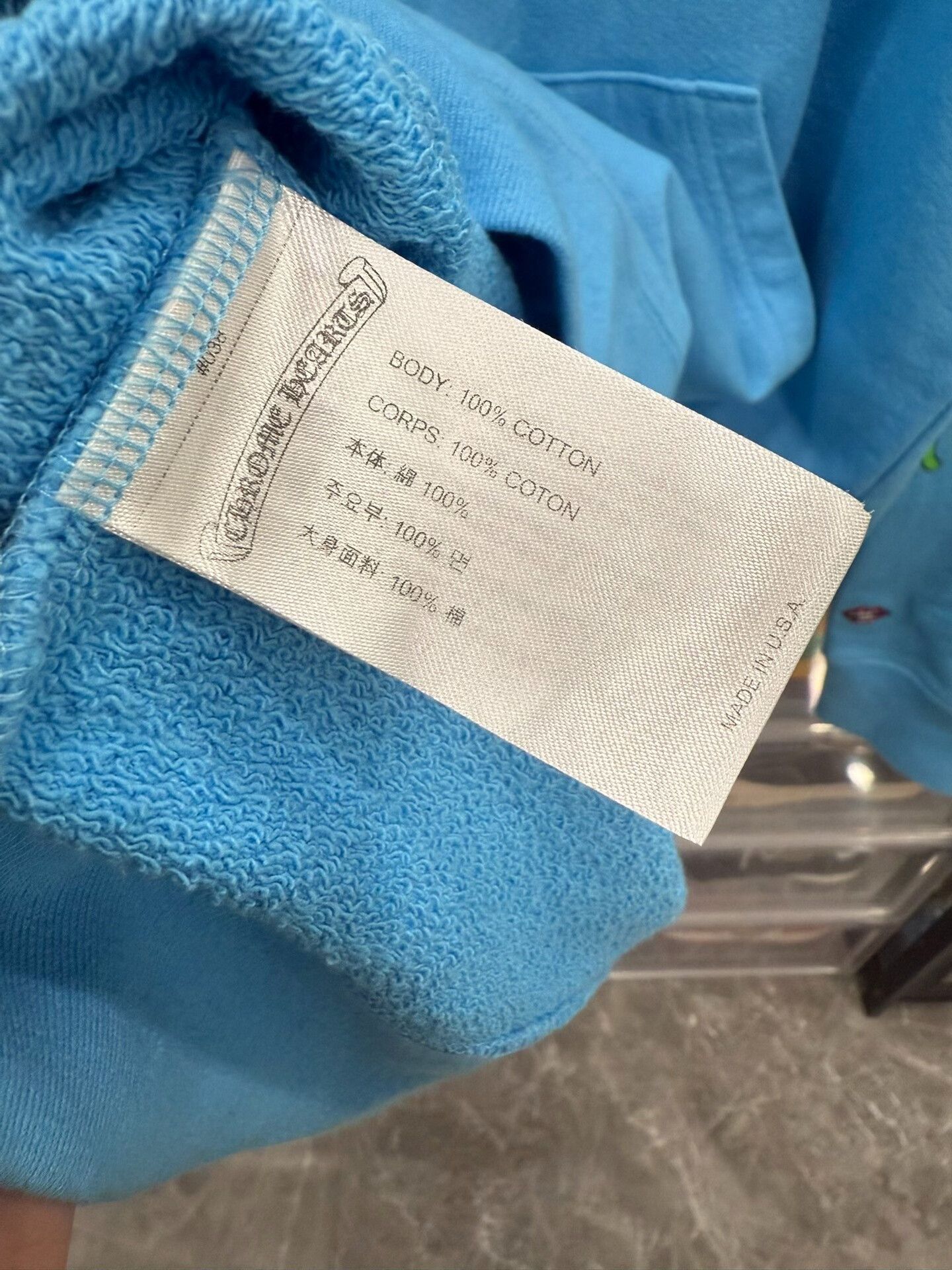 Chrome Hearts Chrome Hearts Mattyboy Graffiti Sky Blue Hoodie Size US XL / EU 56 / 4 - 4 Thumbnail