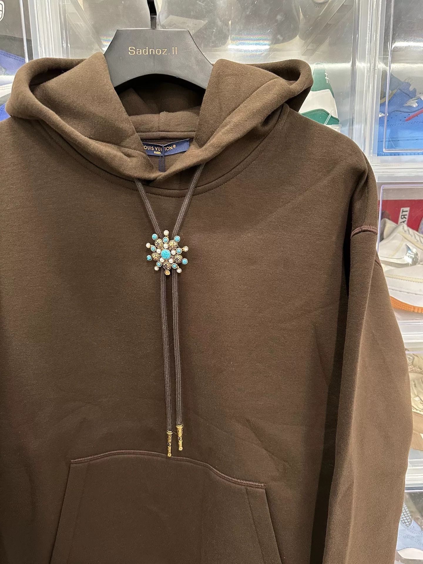 Louis Vuitton Louis Vuitton Pharrell Brown Hoodie Size US XL / EU 56 / 4 - 2 Thumbnail