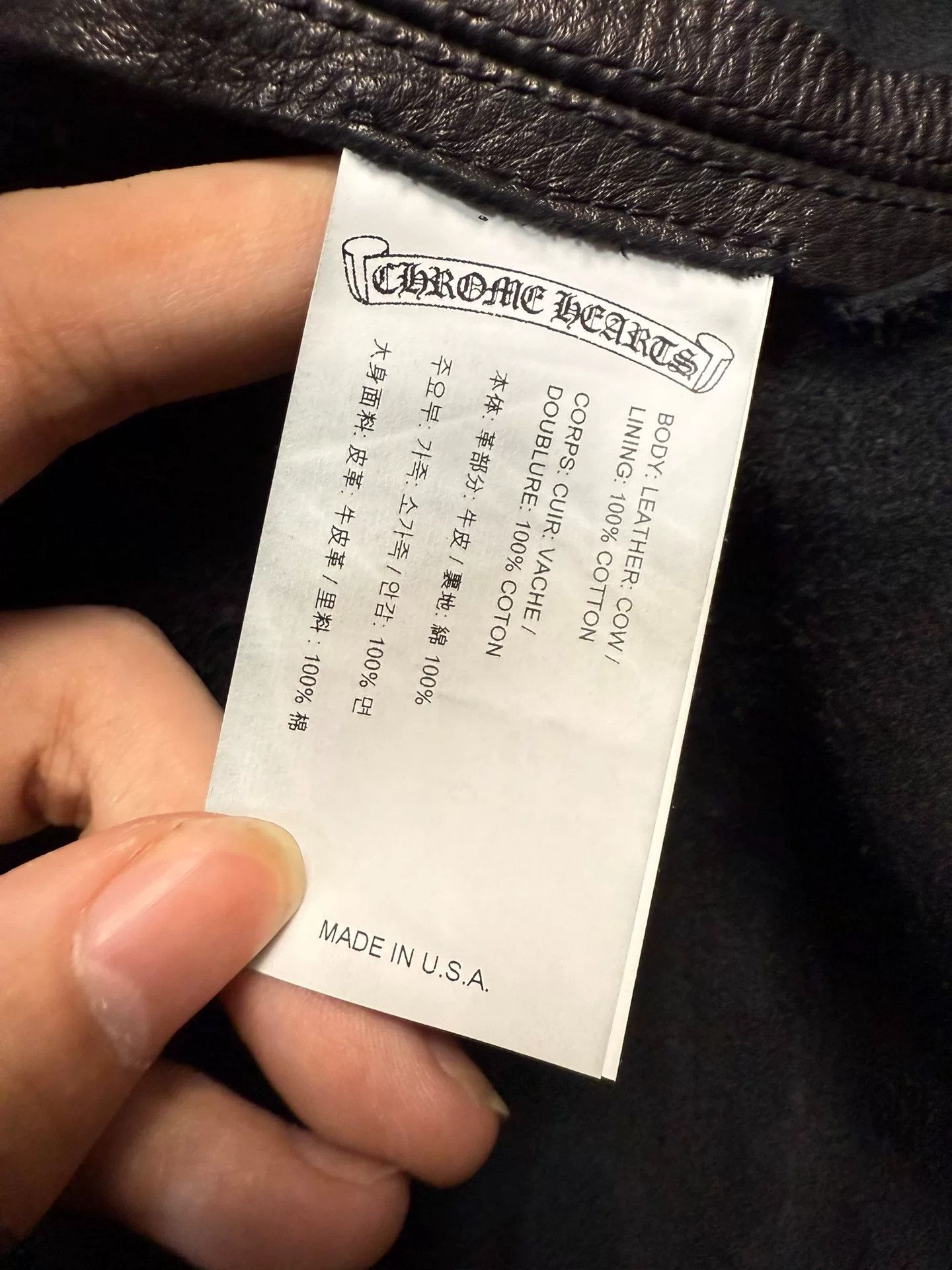 Chrome Hearts Chrome Hearts Cargo Leather Pants Size US 33 - 6 Thumbnail