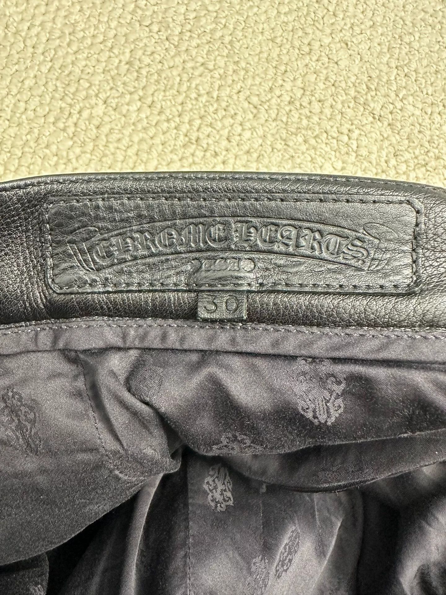 Chrome Hearts Chrome Hearts Flerkne Carpenter Leather Pants Size US 30 / EU 46 - 4 Thumbnail