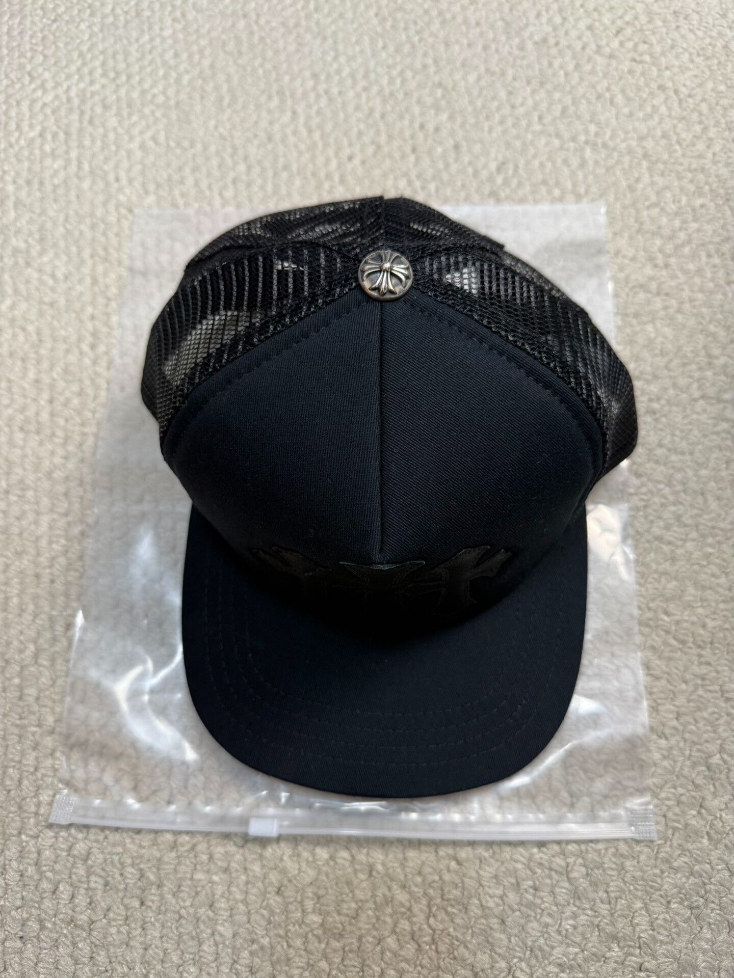 Chrome Hearts Chrome Hearts Thirty Cross Leather Patch Cap Size ONE SIZE - 3 Thumbnail