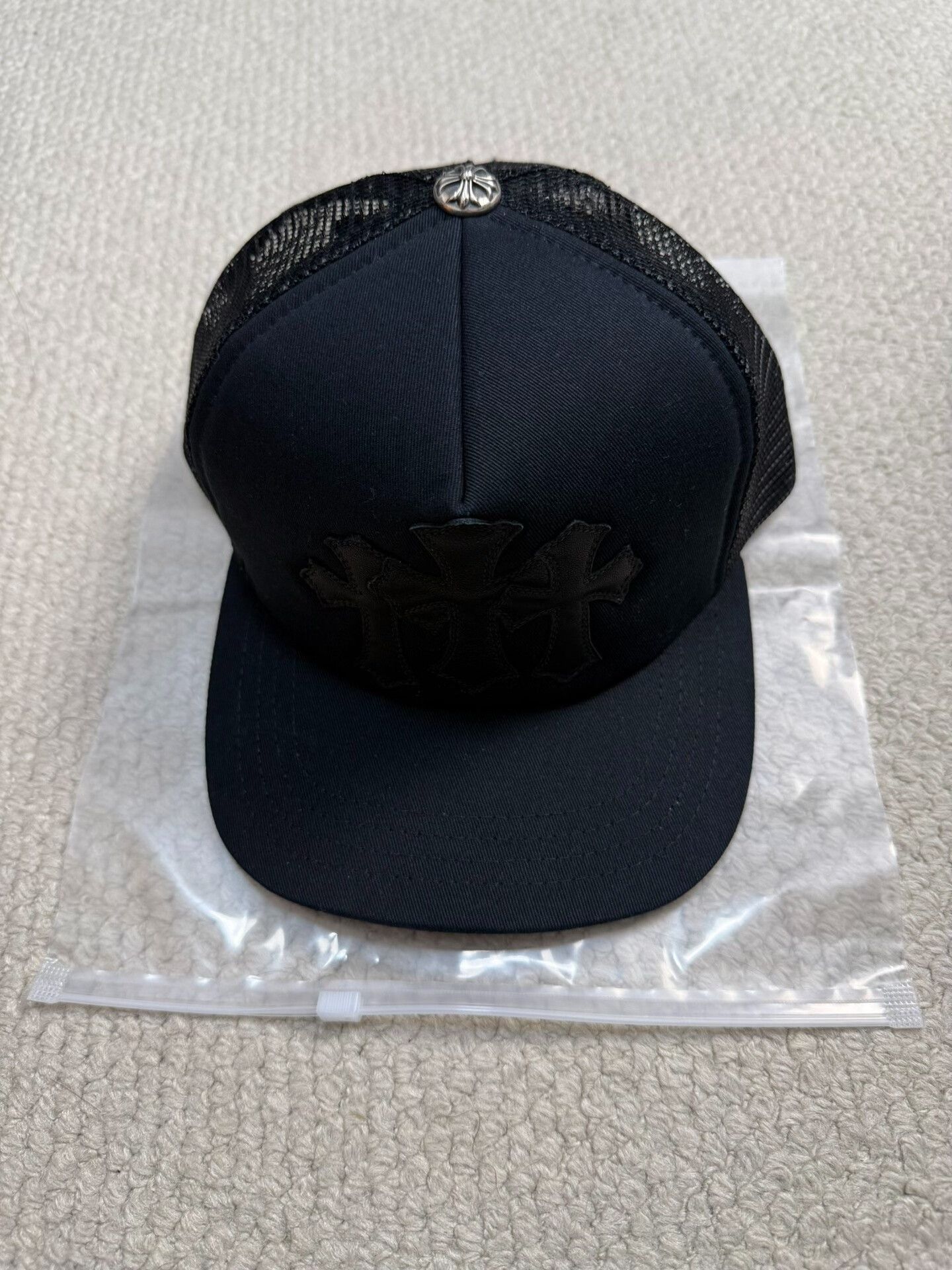 Chrome Hearts Chrome Hearts Thirty Cross Leather Patch Cap Size ONE SIZE - 2 Thumbnail