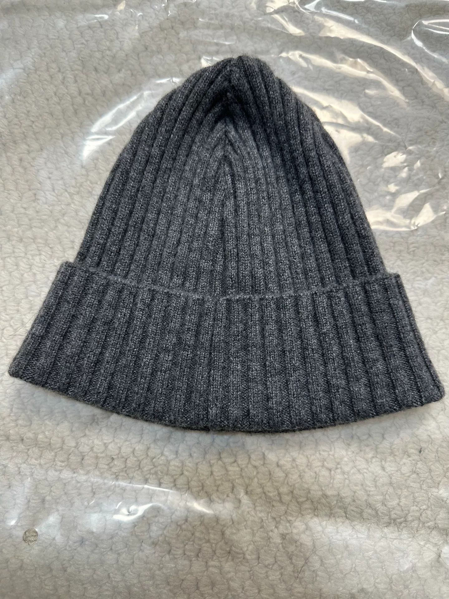 Chrome Hearts Chrome Hearts Cross Patch Gray Cashmere Beanie Size ONE SIZE - 3 Thumbnail
