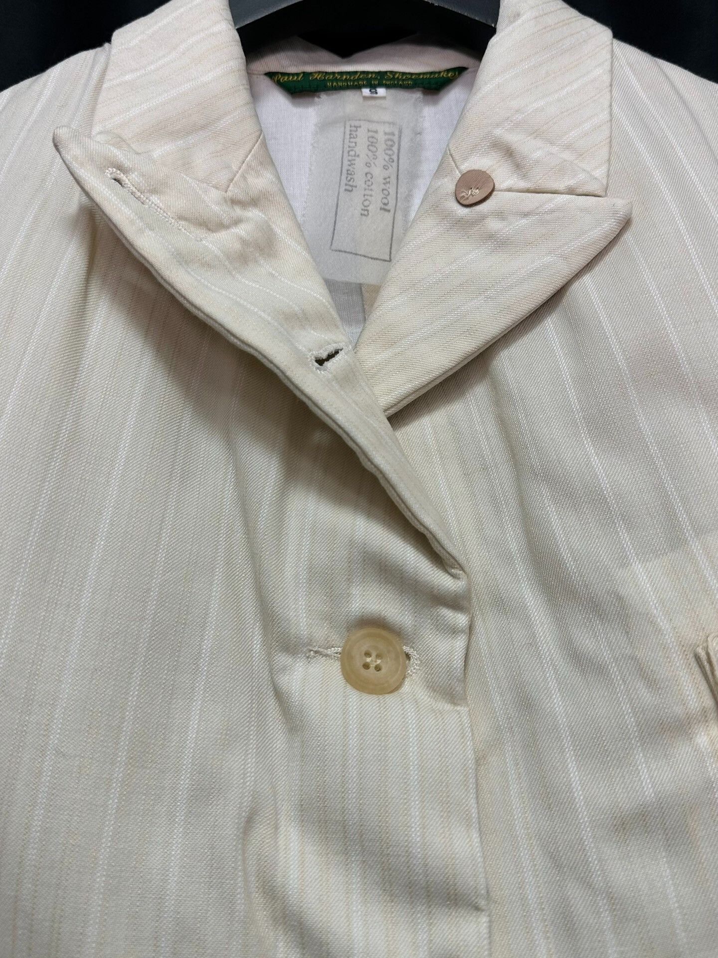 Paul Harnden Shoemakers Paul Harnden Striped Wool Blazer Size S / US 4 / IT 40 - 6 Thumbnail