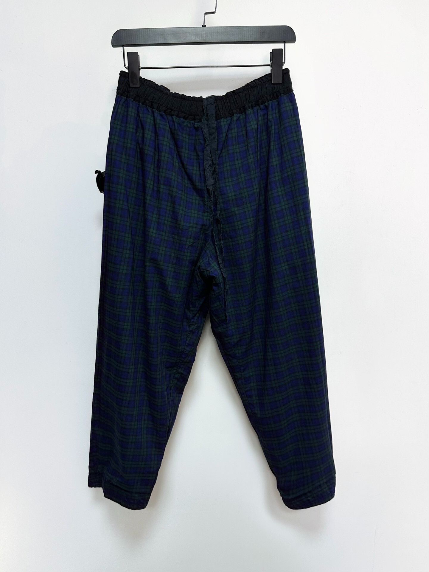 Casey Vidalenc Chez VIDALENC Boiled Wool Plaid Pants Size 22" - 2 Thumbnail