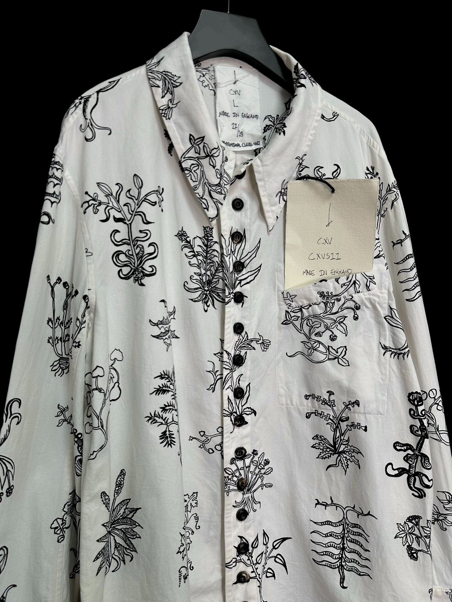 John Alexander Skelton John Alexander Skelton 24SS Plant Shirt Size US L / EU 52-54 / 3 - 4 Thumbnail