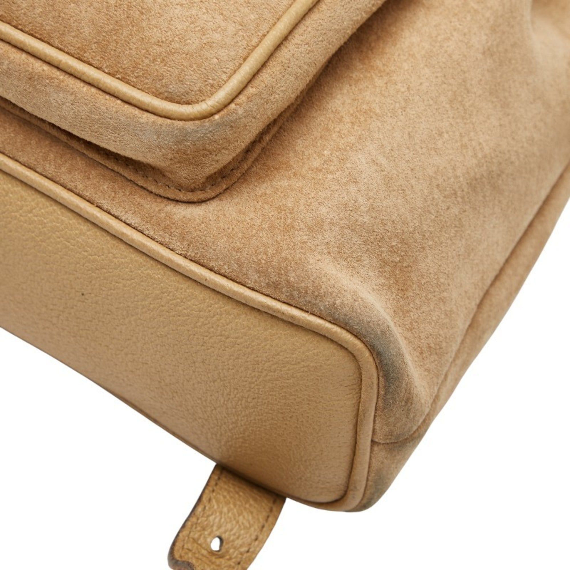 Gucci Gucci Bamboo Mini Backpack 003 1998 0030 Brown Leather Suede Women's GUCCI Size ONE SIZE - 4 Thumbnail