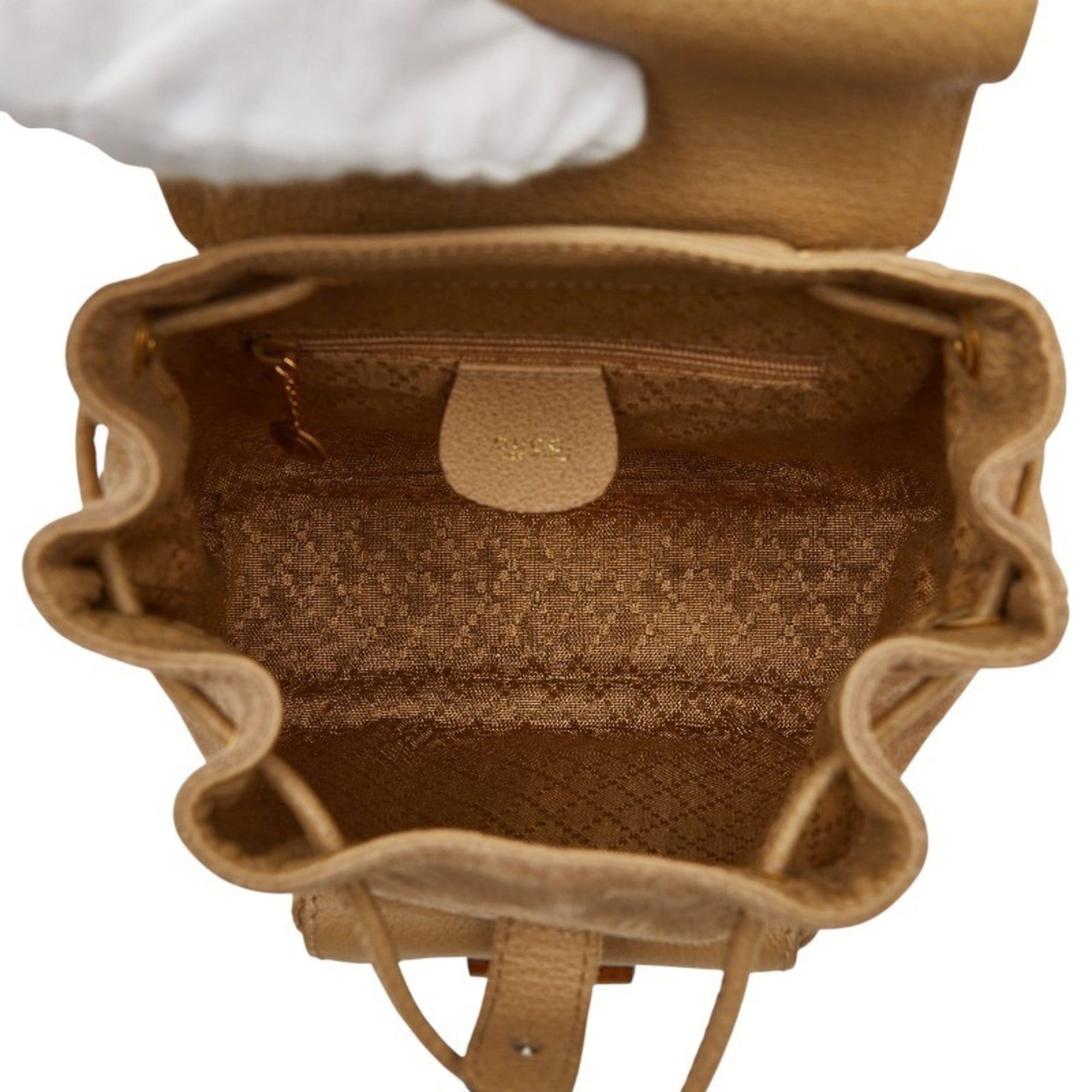 Gucci Gucci Bamboo Mini Backpack 003 1998 0030 Brown Leather Suede Women's GUCCI Size ONE SIZE - 8 Thumbnail