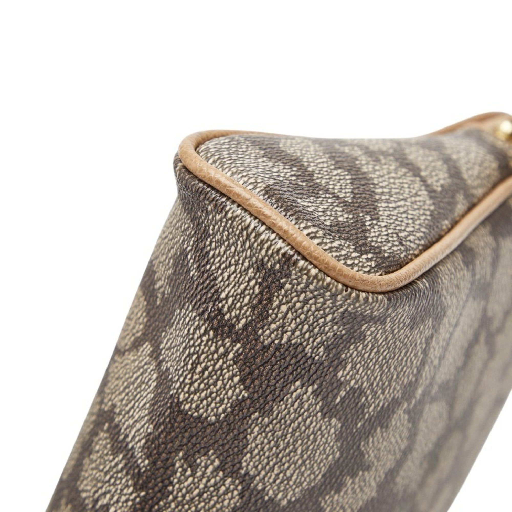 Saint Laurent Paris Saint Laurent Giraffe clutch bag/second bag in beige and brown leather for women. Size ONE SIZE - 5 Thumbnail