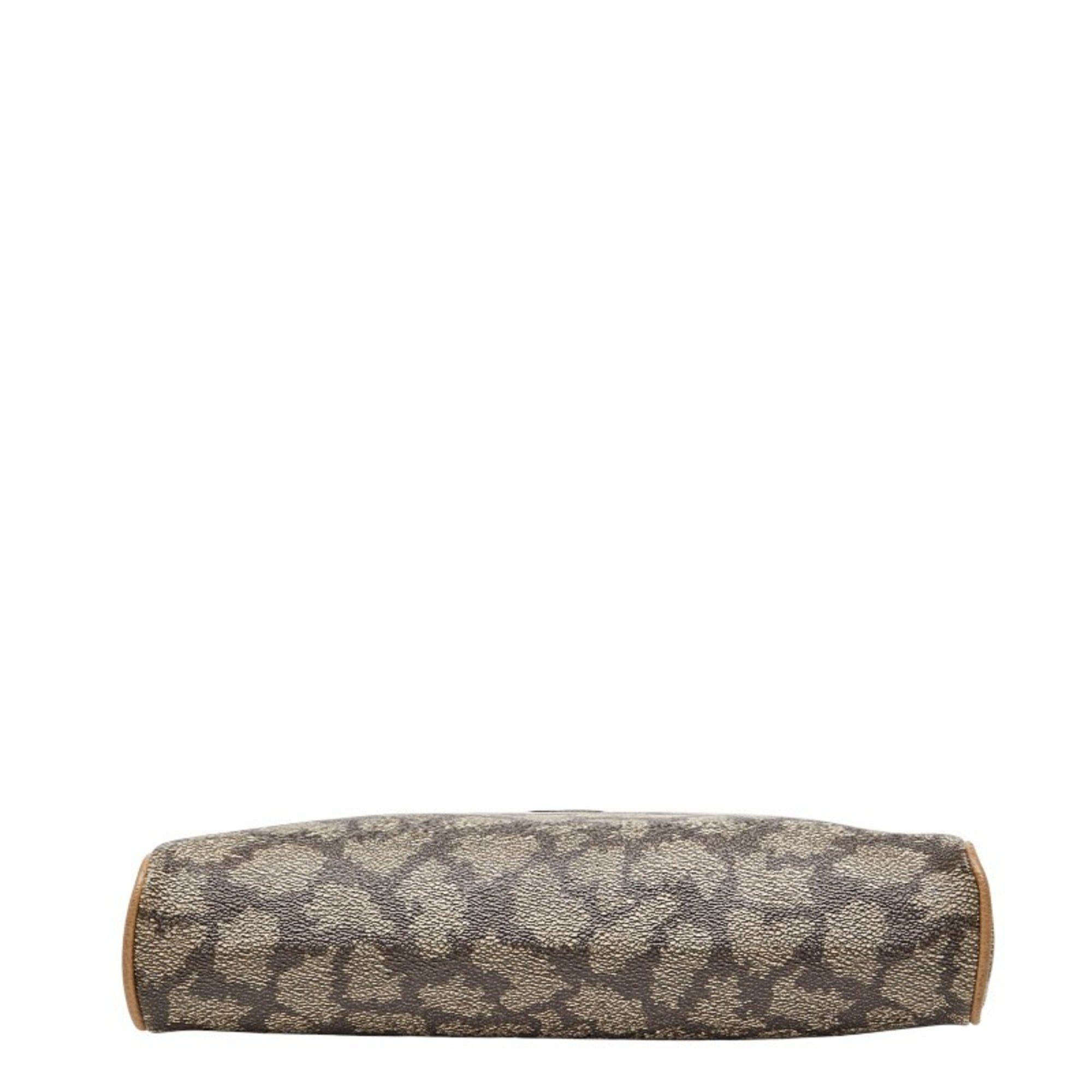 Saint Laurent Paris Saint Laurent Giraffe clutch bag/second bag in beige and brown leather for women. Size ONE SIZE - 3 Thumbnail