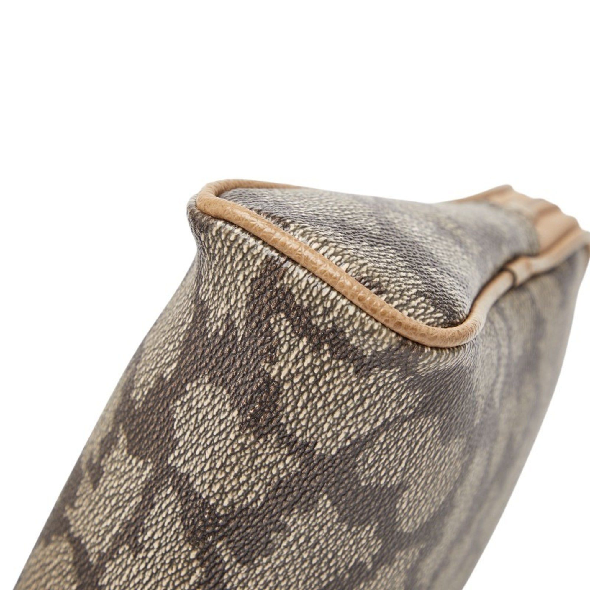 Saint Laurent Paris Saint Laurent Giraffe clutch bag/second bag in beige and brown leather for women. Size ONE SIZE - 4 Thumbnail