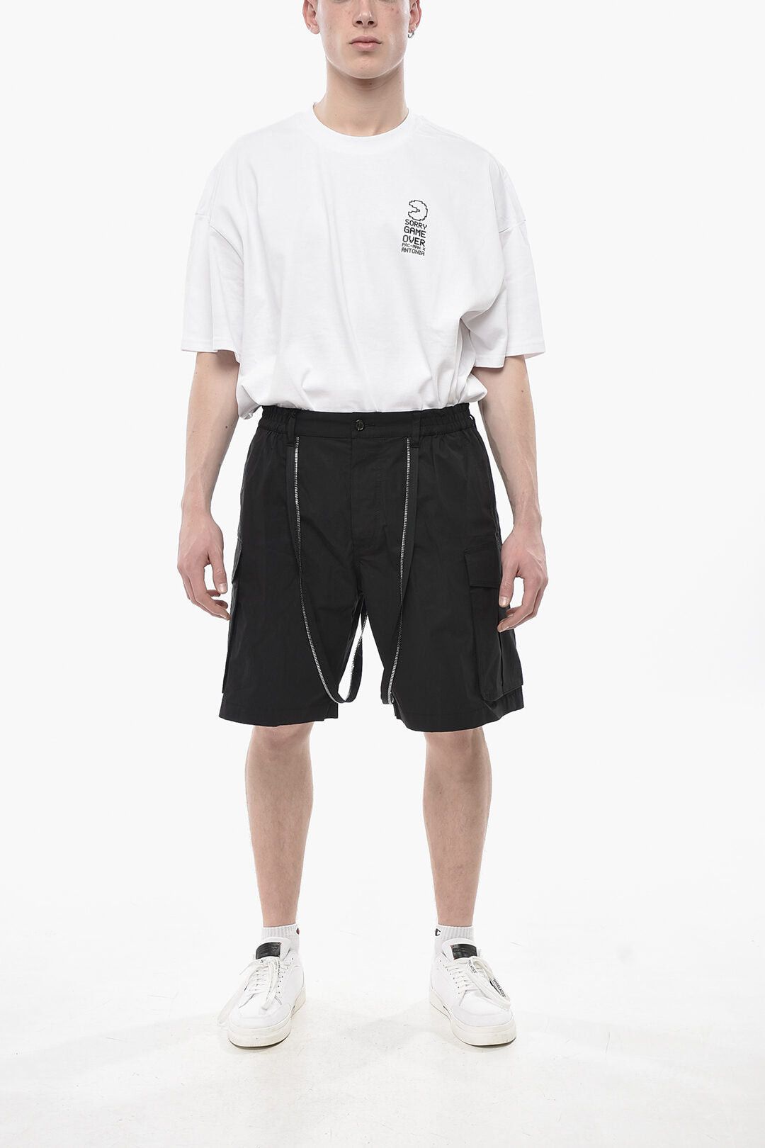 Dsquared2 Cotton Shorts with Suspenders Size US 34 / EU 50 - 4 Thumbnail