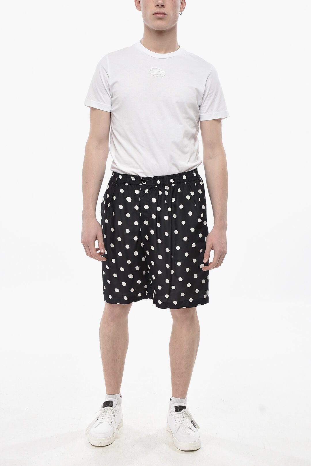 Marni Single-Pleat Silk Polka-Dot Shorts Size US 30 / EU 46 - 4 Thumbnail