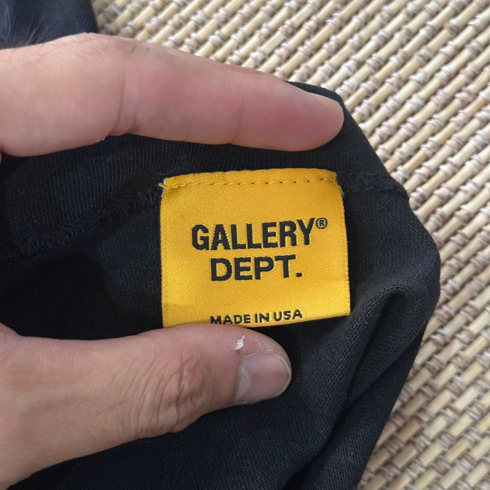 Gallery Dept. Gallery Dept Glitter Distressed T-Shirt Size US L / EU 52-54 / 3 - 7 Thumbnail