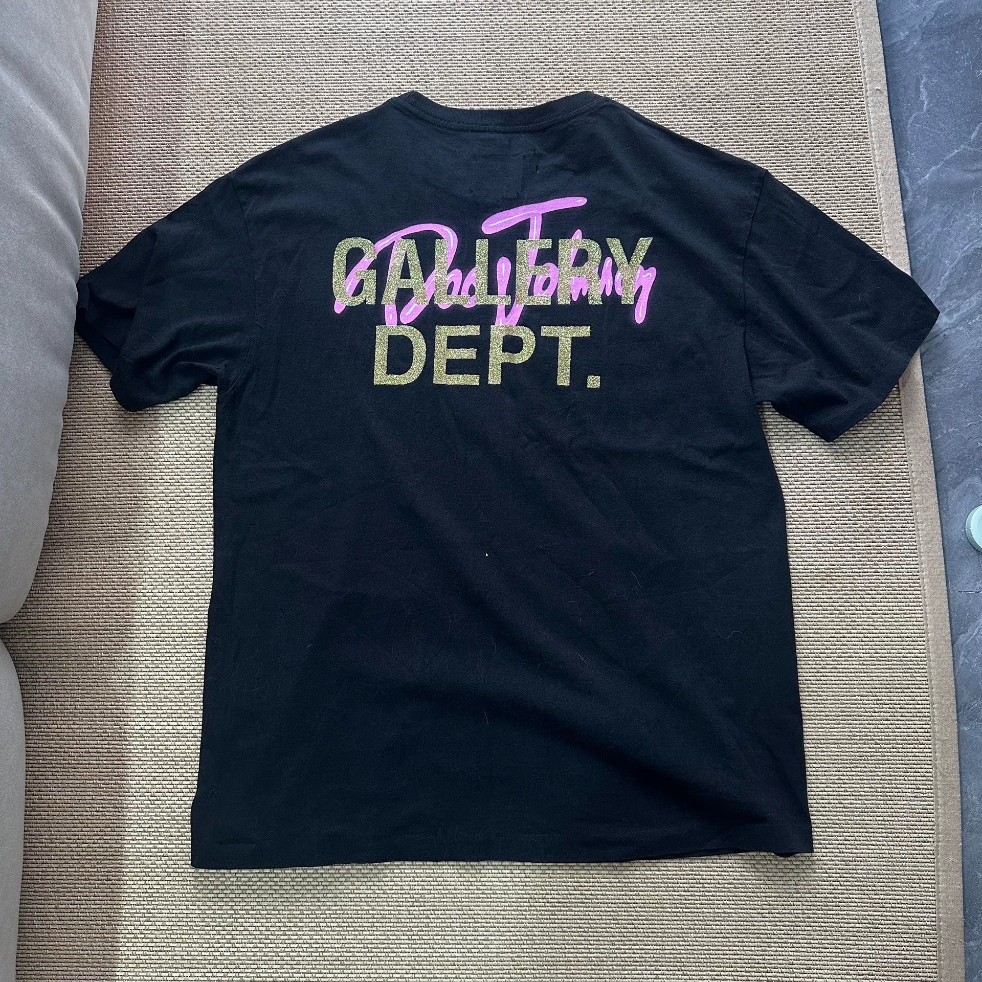 Gallery Dept. Gallery Dept Glitter Distressed T-Shirt Size US L / EU 52-54 / 3 - 2 Thumbnail
