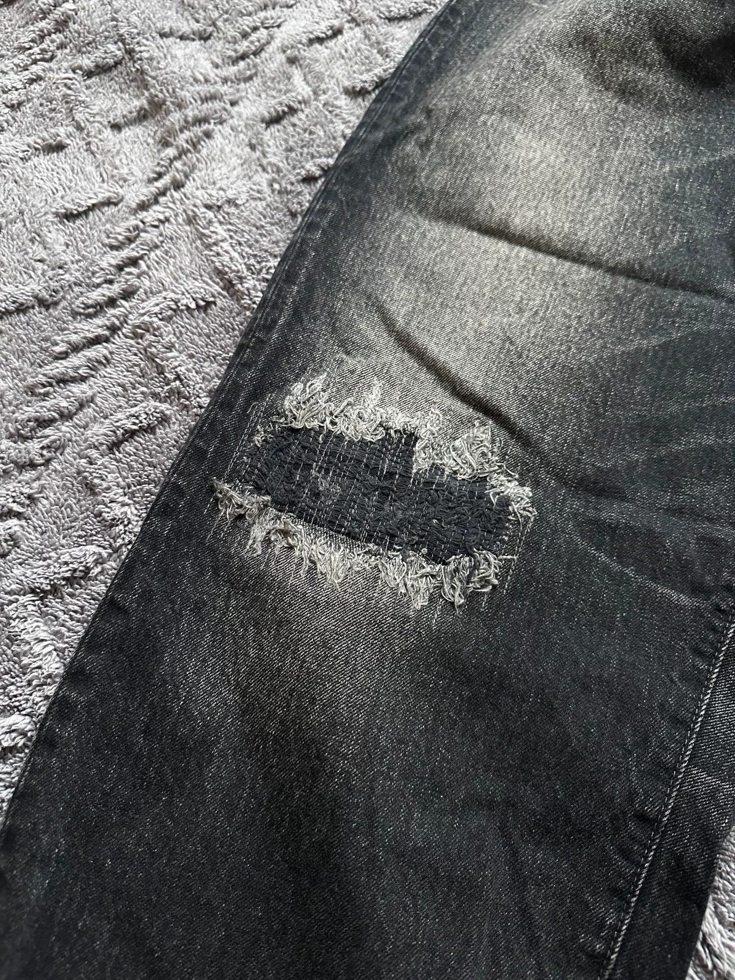 Maison MIHARA YASUHIRO Maison Mihara Yasuhiro MMY Splatter Distressed Cargo Jeans Size US 30 / EU 46 - 8 Thumbnail