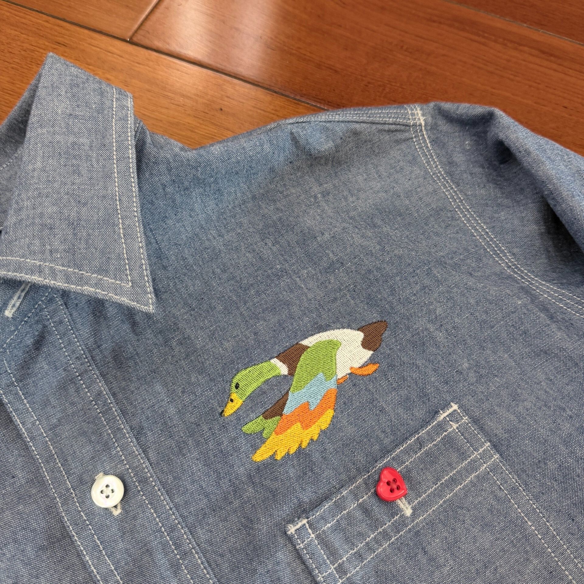 Human Made Human Made Flying Duck Double Pocket Shirt Jacket Size US M / EU 48-50 / 2 - 3 Thumbnail