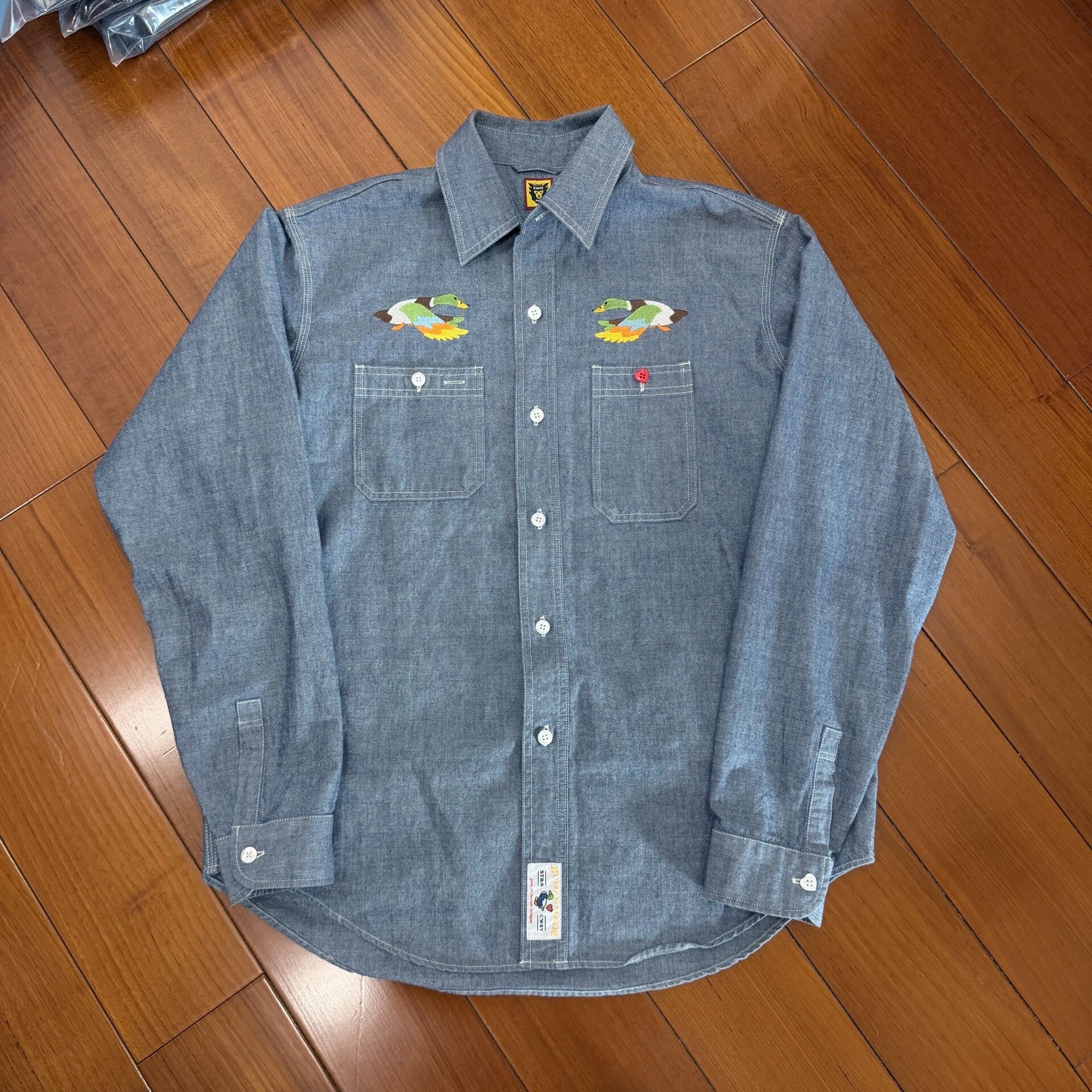 Human Made Human Made Flying Duck Double Pocket Shirt Jacket Size US M / EU 48-50 / 2 - 2 Thumbnail