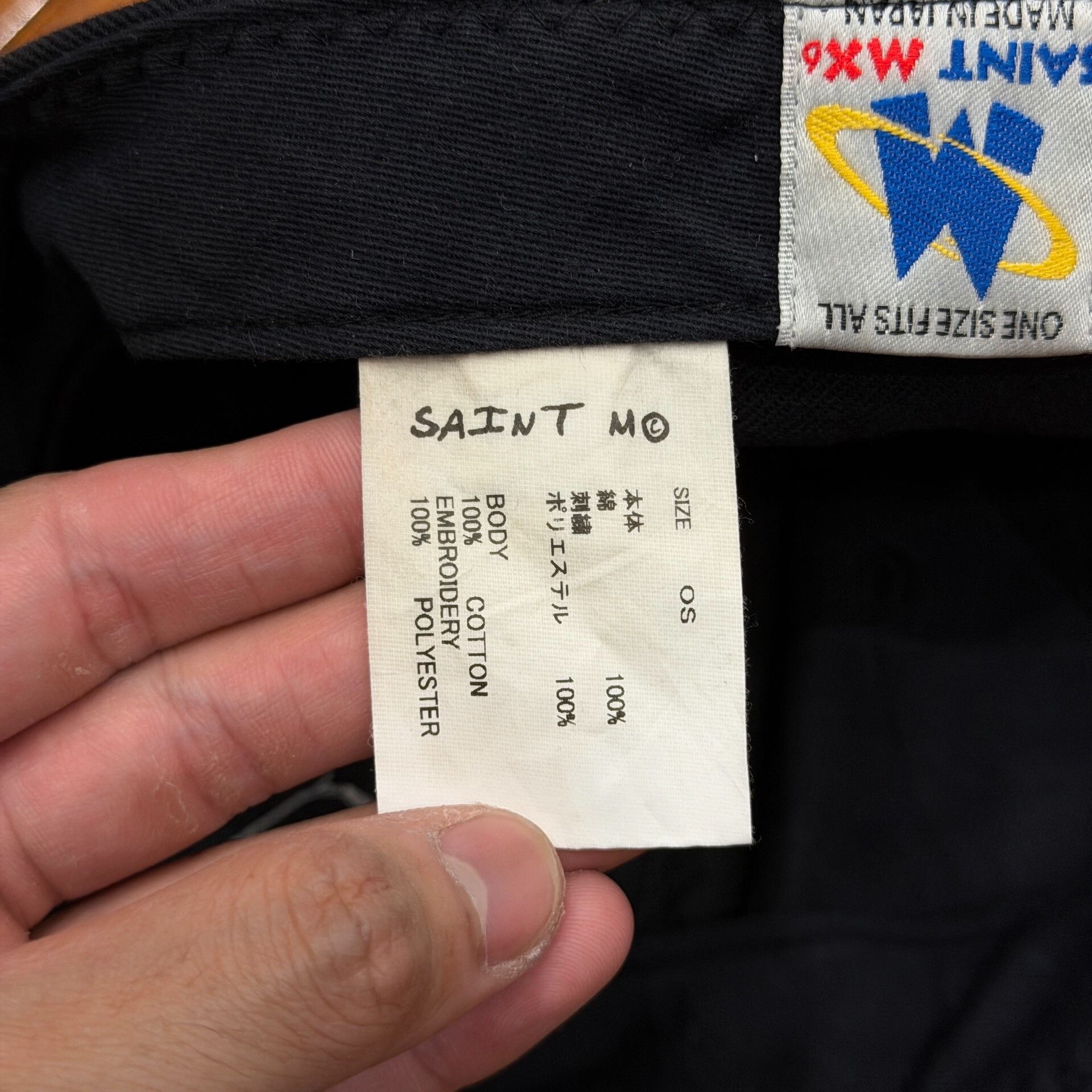 Saint Michael Saint Michael Washed Distressed Baseball Cap Size ONE SIZE - 6 Thumbnail