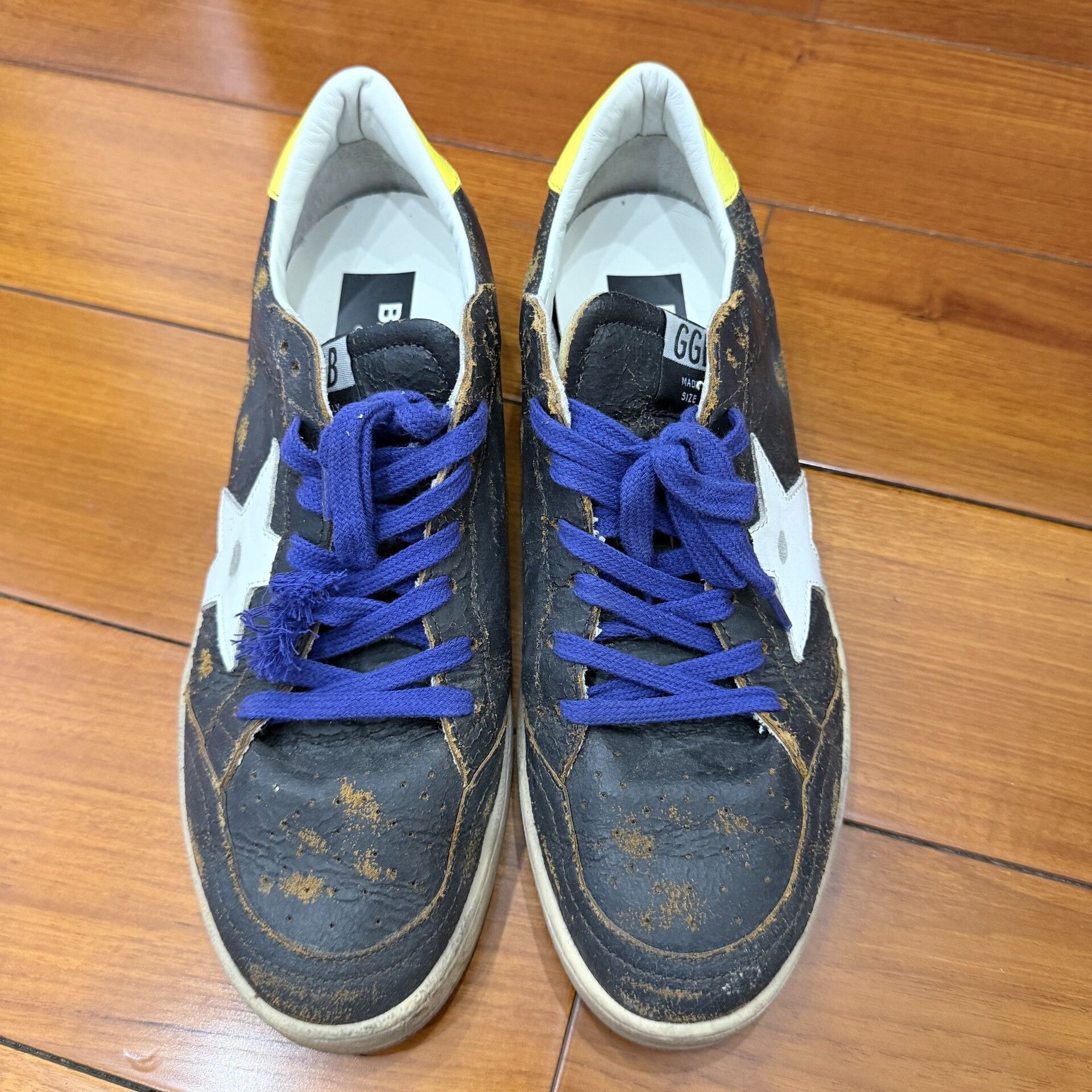 Golden Goose Golden Goose Ball Star Distressed Sneakers Size US 7 / EU 40 - 2 Thumbnail