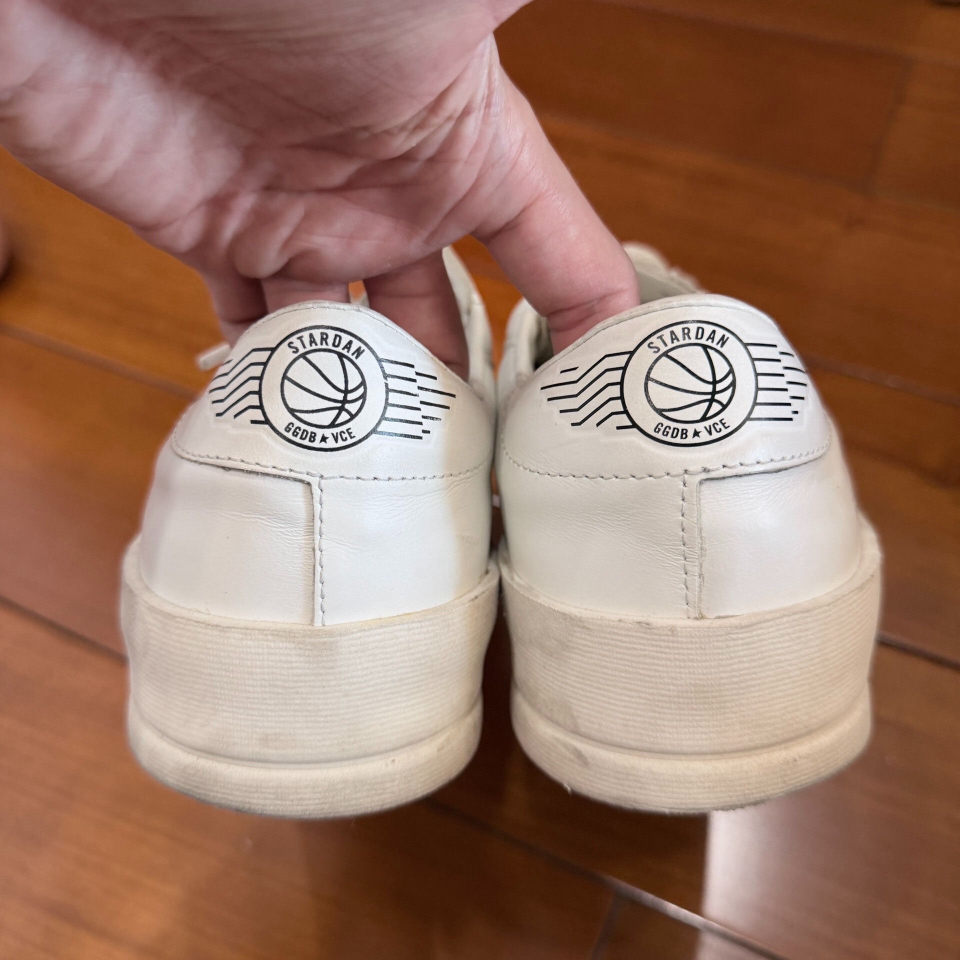 Golden Goose Golden Goose Stardan Distressed White Sneakers Size US 7 / EU 40 - 2 Thumbnail