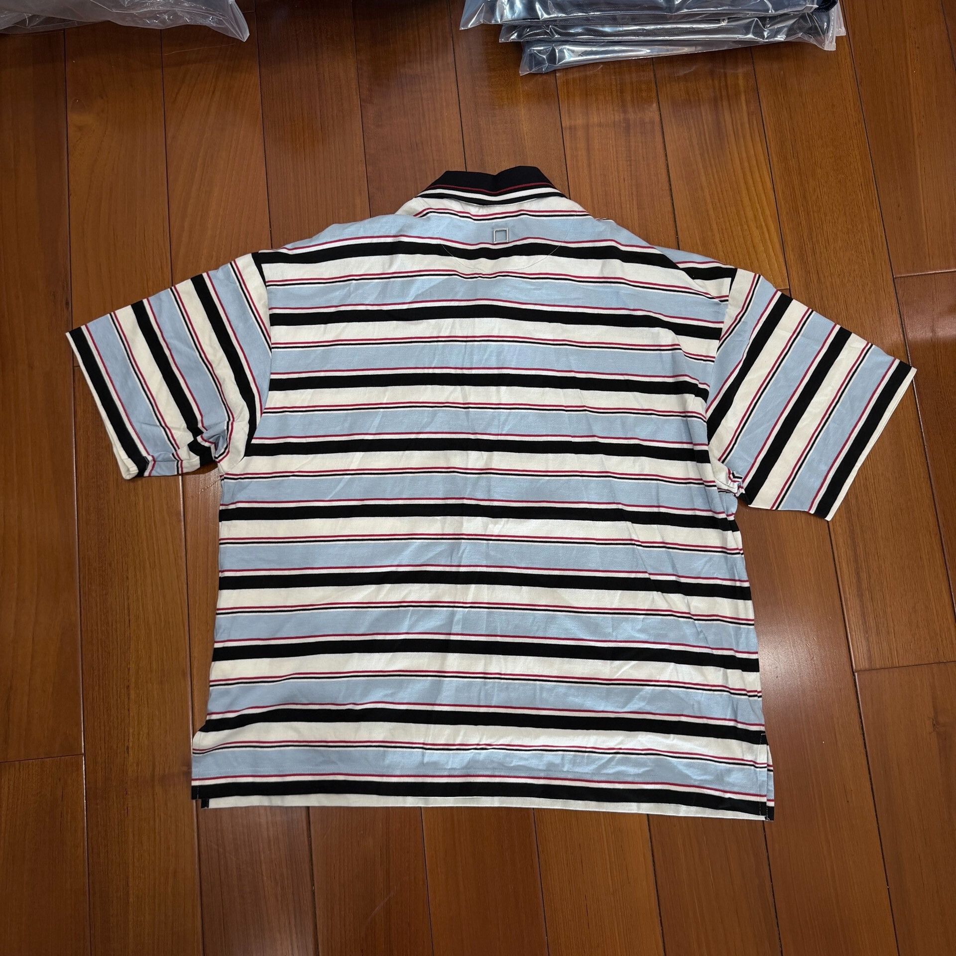 Wooyoungmi Wooyoungmi Striped Oversized Polo Short-Sleeve Size US S / EU 44-46 / 1 - 2 Thumbnail