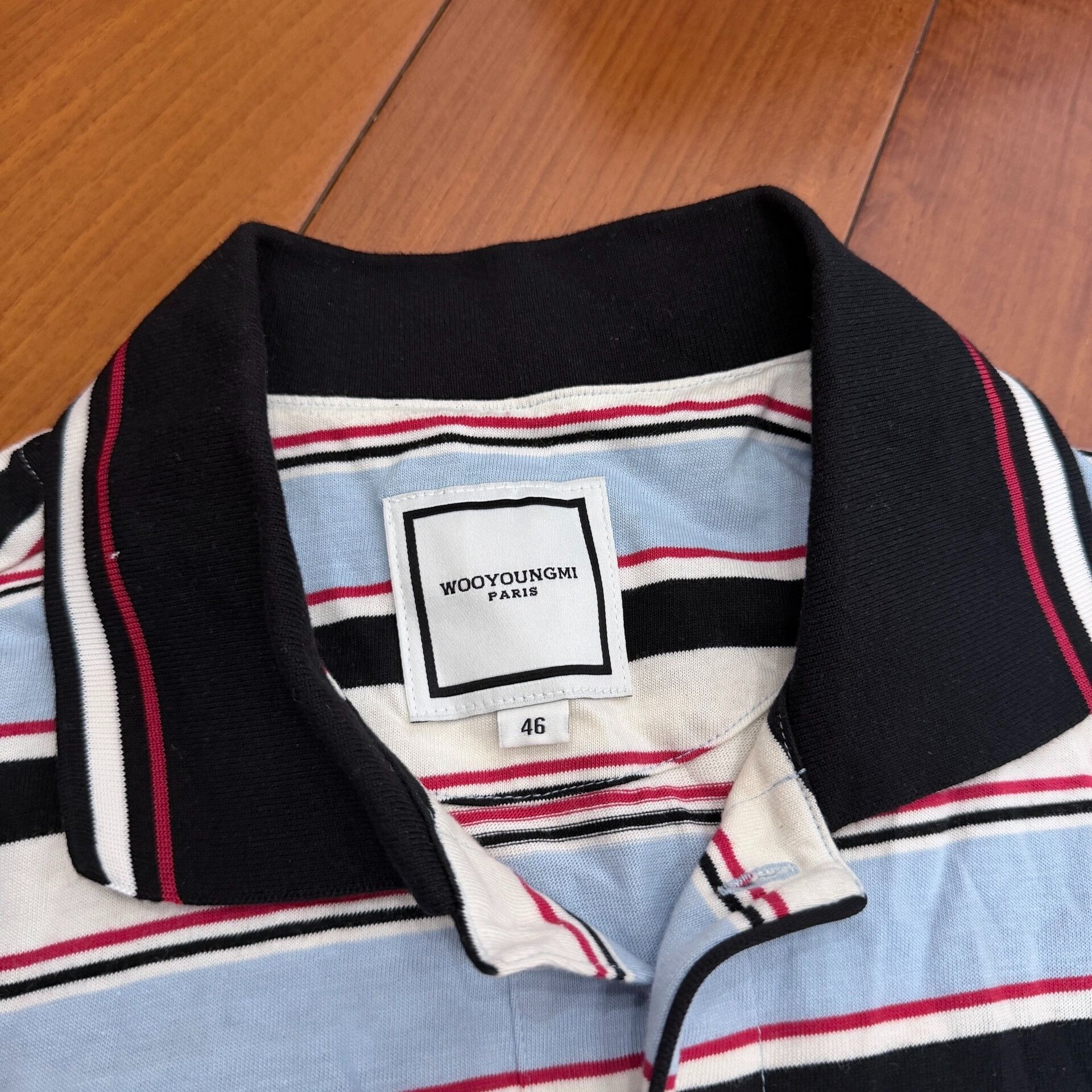 Wooyoungmi Wooyoungmi Striped Oversized Polo Short-Sleeve Size US S / EU 44-46 / 1 - 4 Thumbnail