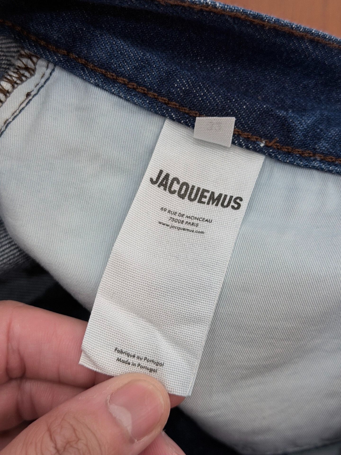 Jacquemus Jacquemus Cashew Pattern Flared Jeans Size 31" - 5 Thumbnail