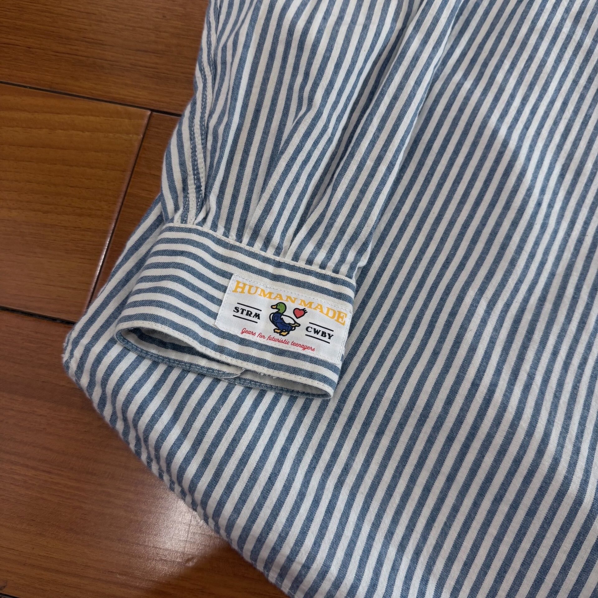 Human Made Human Made Single Pocket Stripe Shirt Size US M / EU 48-50 / 2 - 7 Thumbnail