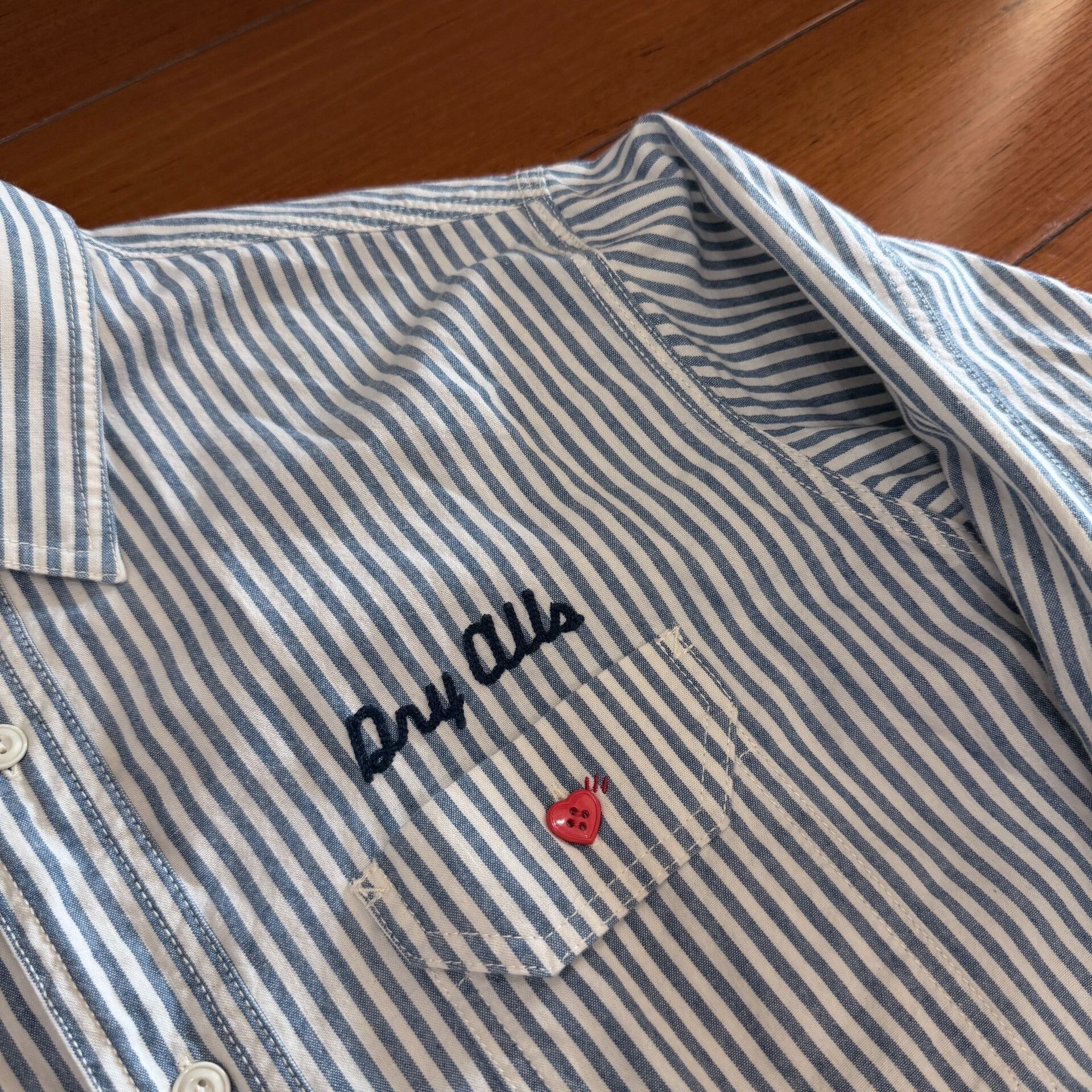 Human Made Human Made Single Pocket Stripe Shirt Size US M / EU 48-50 / 2 - 3 Thumbnail