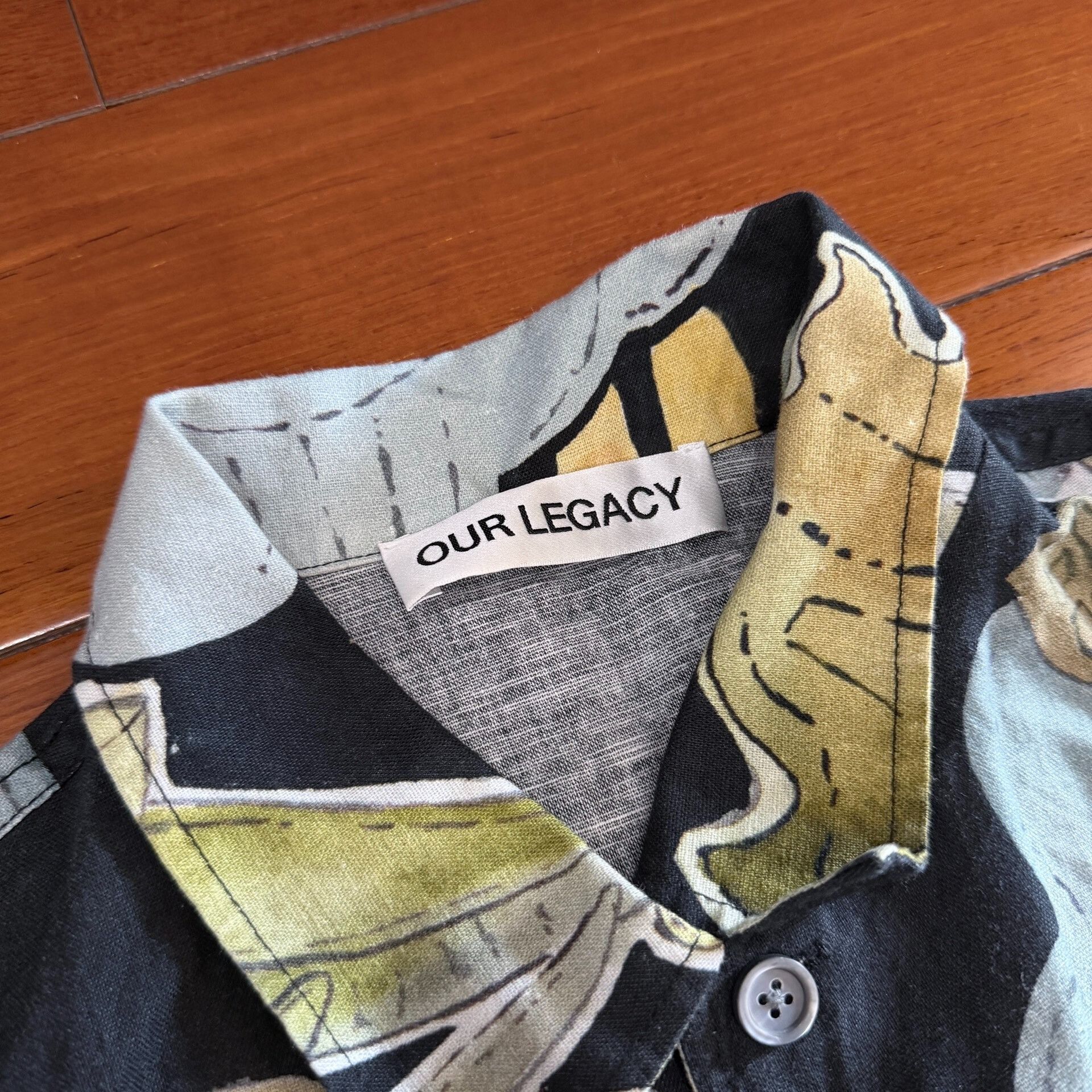 Our Legacy Our Legacy Sunflower Graffiti Shirt Size US S / EU 44-46 / 1 - 3 Thumbnail