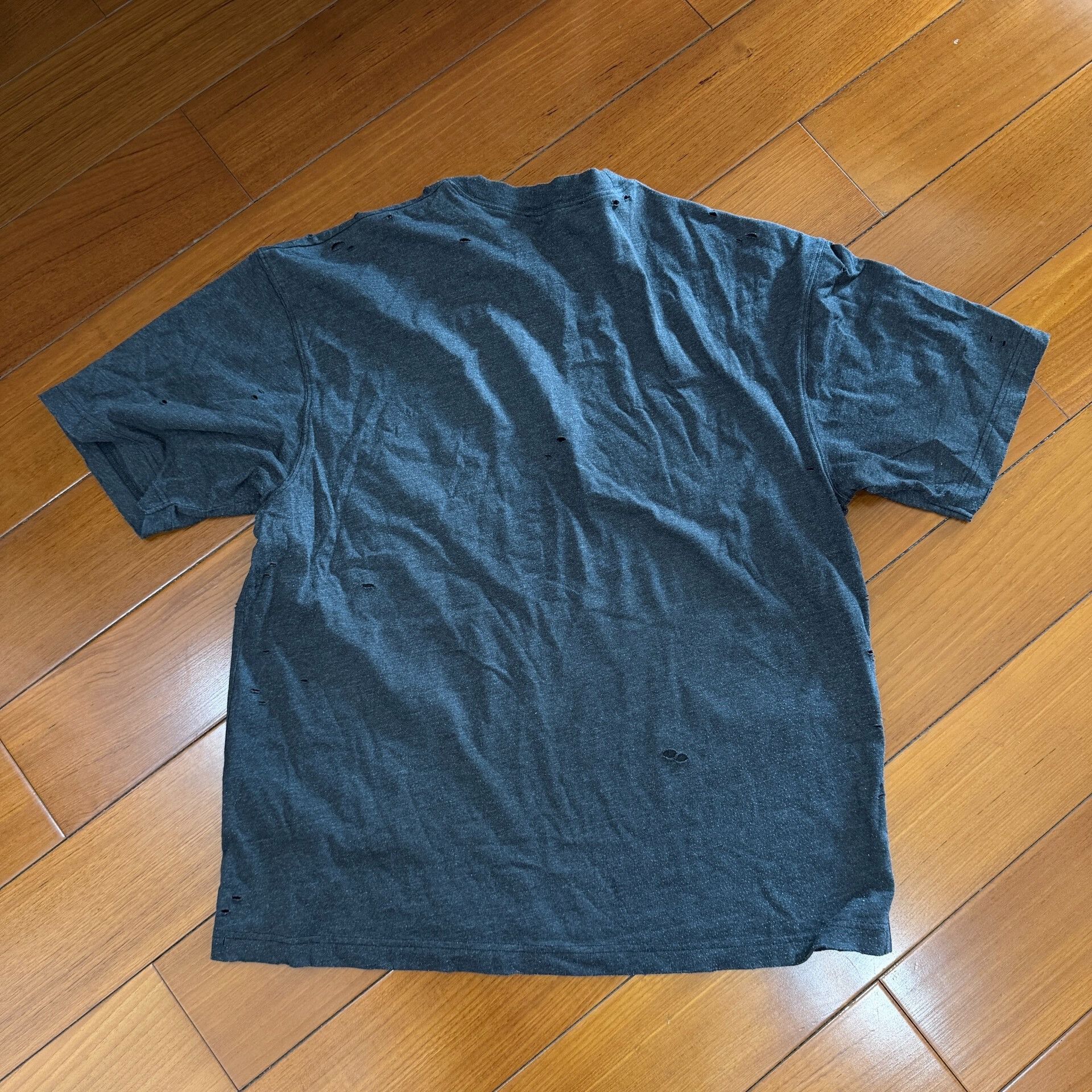 Acne Studios Acne Studios Washed Distressed Ripped Tee Size US S / EU 44-46 / 1 - 2 Thumbnail