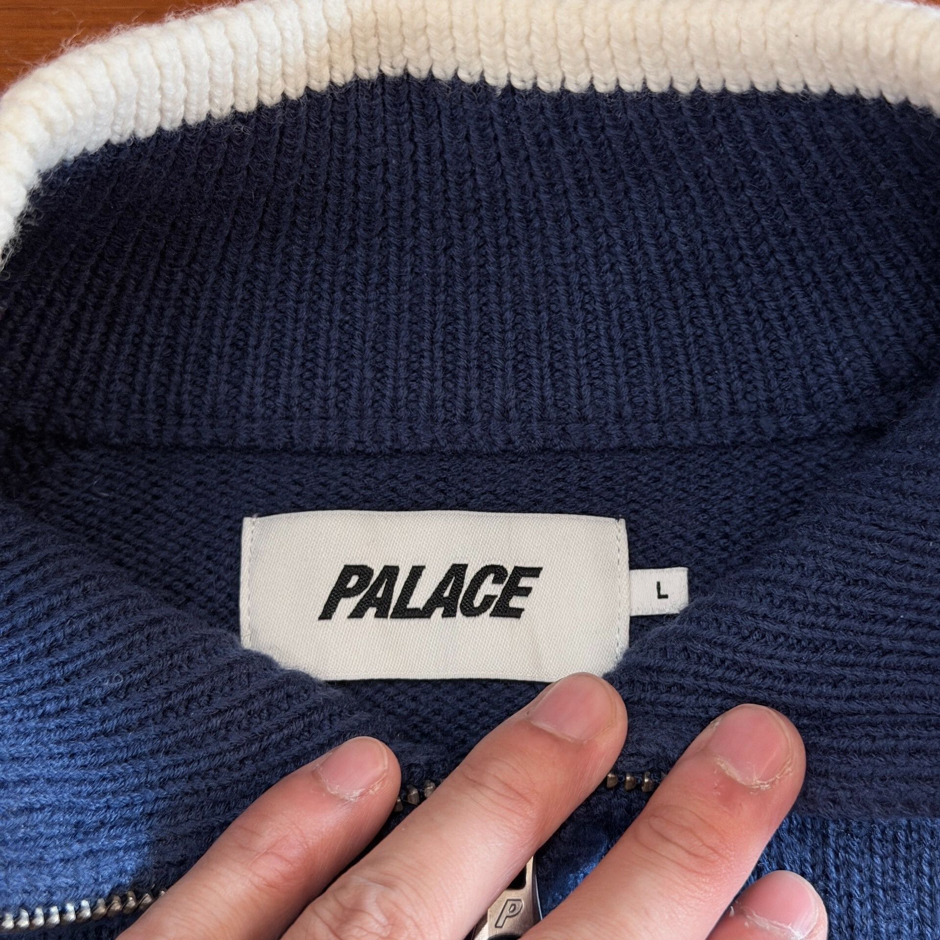 Palace Palace Arch Funnel Knit Zip Jacket Size US L / EU 52-54 / 3 - 3 Thumbnail
