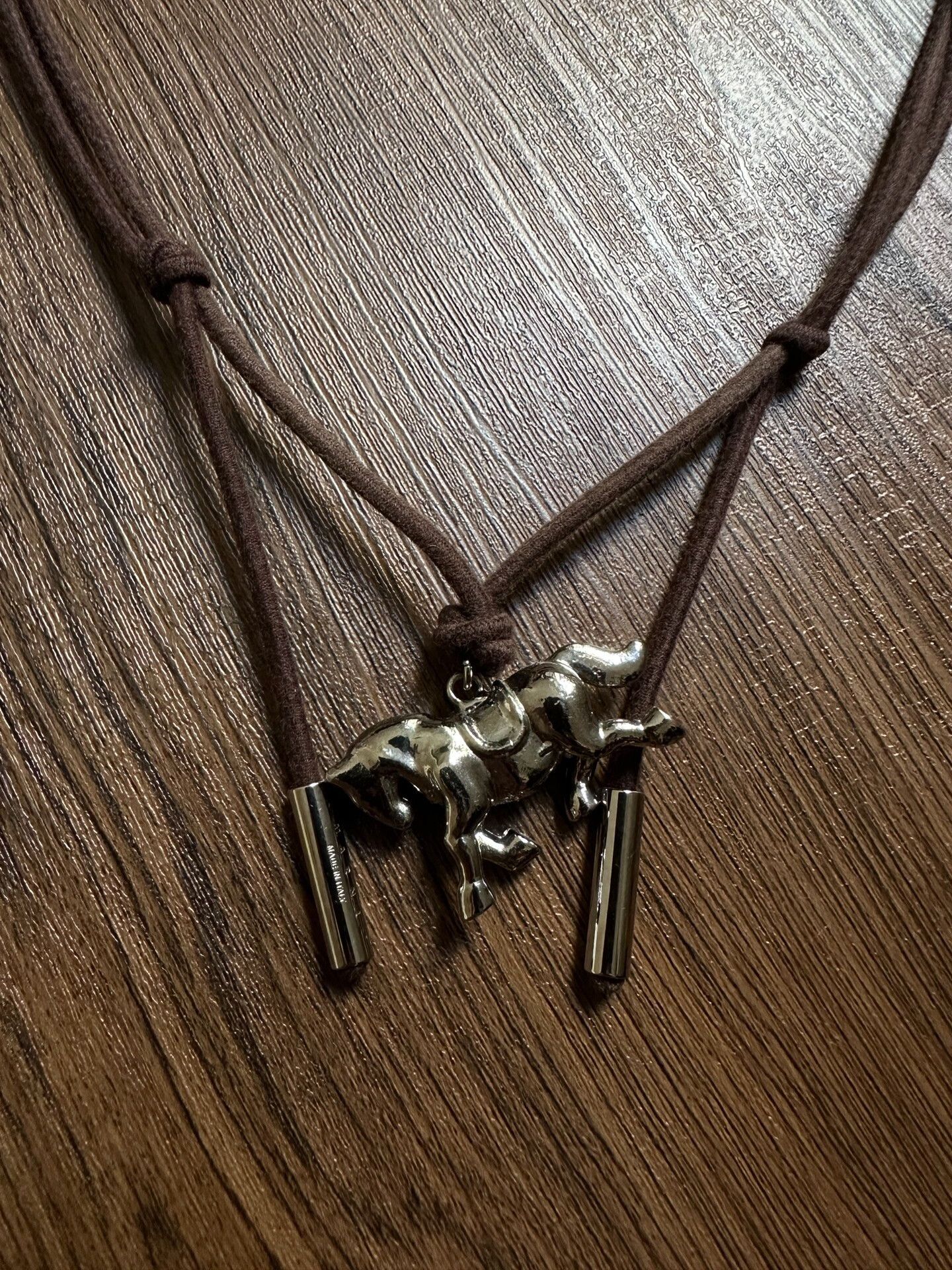 Marni Marni Horse Silver Necklace Size ONE SIZE - 2 Thumbnail