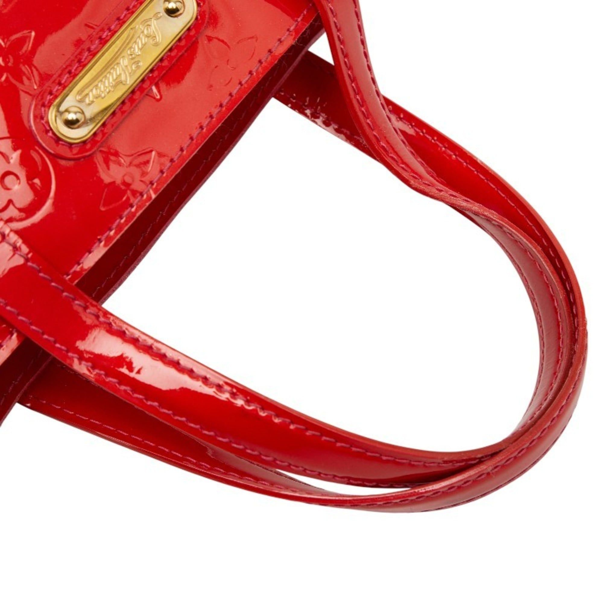Louis Vuitton Louis Vuitton Monogram Vernis Wilshire PM Handbag M93642 Pomme d'Amour Red Patent Leather Women's LOUIS VUITTON Size ONE SIZE - 8 Thumbnail