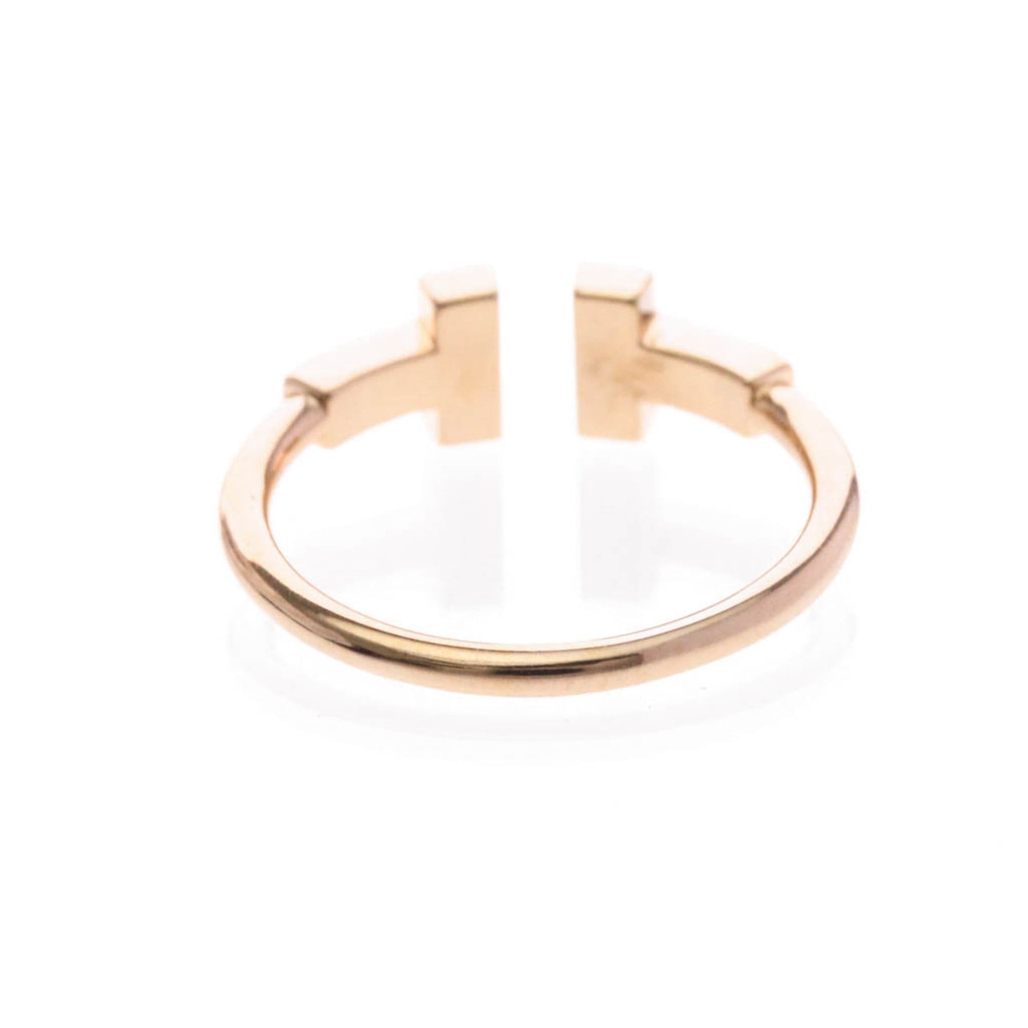Tiffany & Co. Tiffany T-wire Ring With Diamond Pink Gold (18K) Fashion Diamond Band Ring Pink Gold Size ONE SIZE - 3 Thumbnail