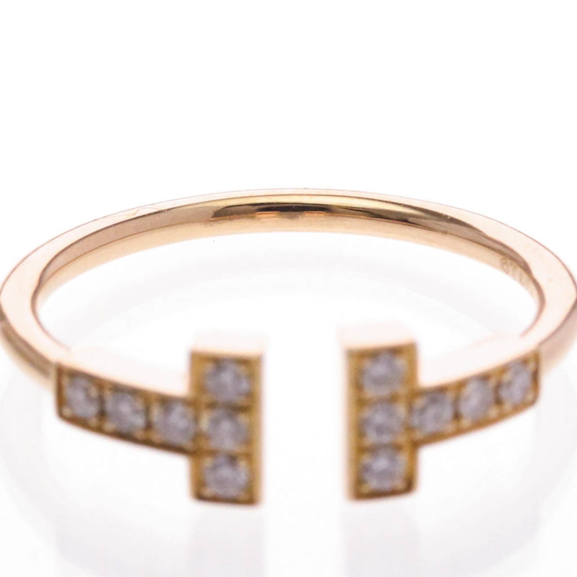 Tiffany & Co. Tiffany T-wire Ring With Diamond Pink Gold (18K) Fashion Diamond Band Ring Pink Gold Size ONE SIZE - 5 Thumbnail