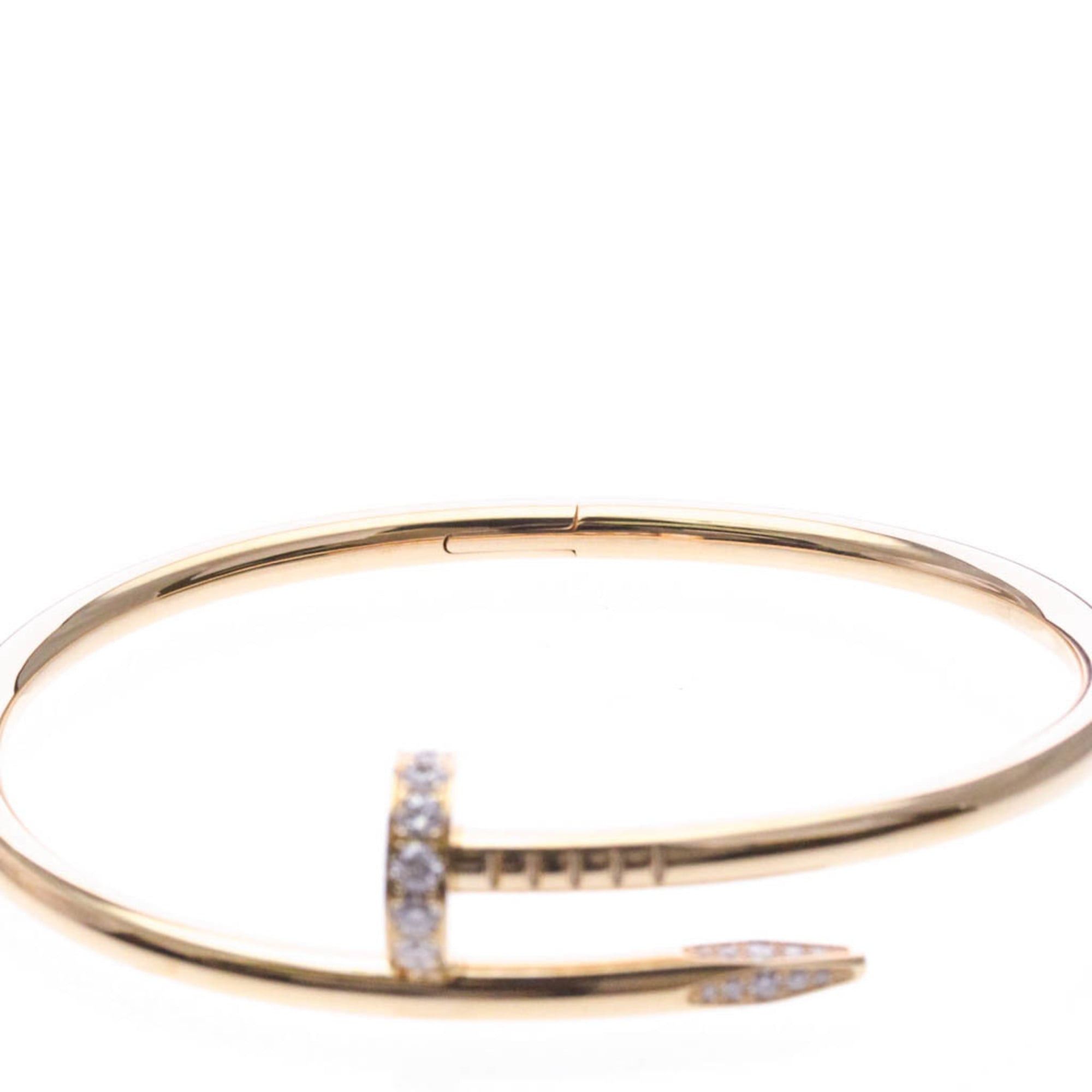 Cartier Cartier Juste Un Clou Bracelet With Diamonds Pink Gold (18K) Diamond Bangle Pink Gold Size ONE SIZE - 5 Thumbnail
