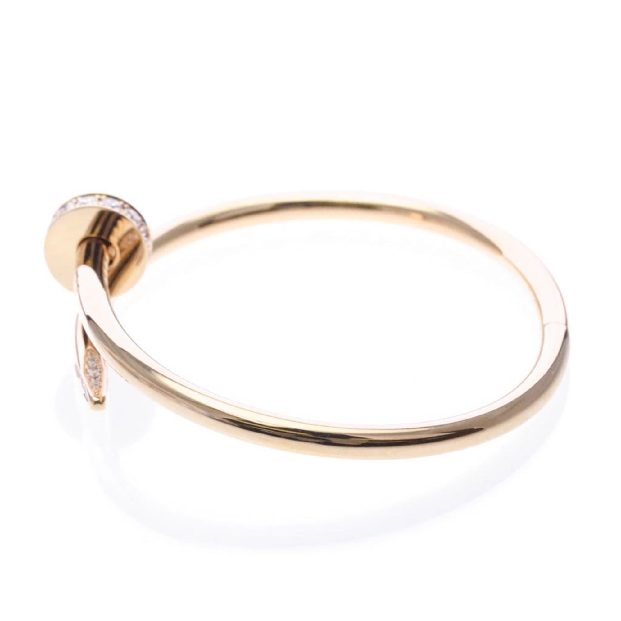 Cartier Cartier Juste Un Clou Bracelet With Diamonds Pink Gold (18K) Diamond Bangle Pink Gold Size ONE SIZE - 2 Thumbnail