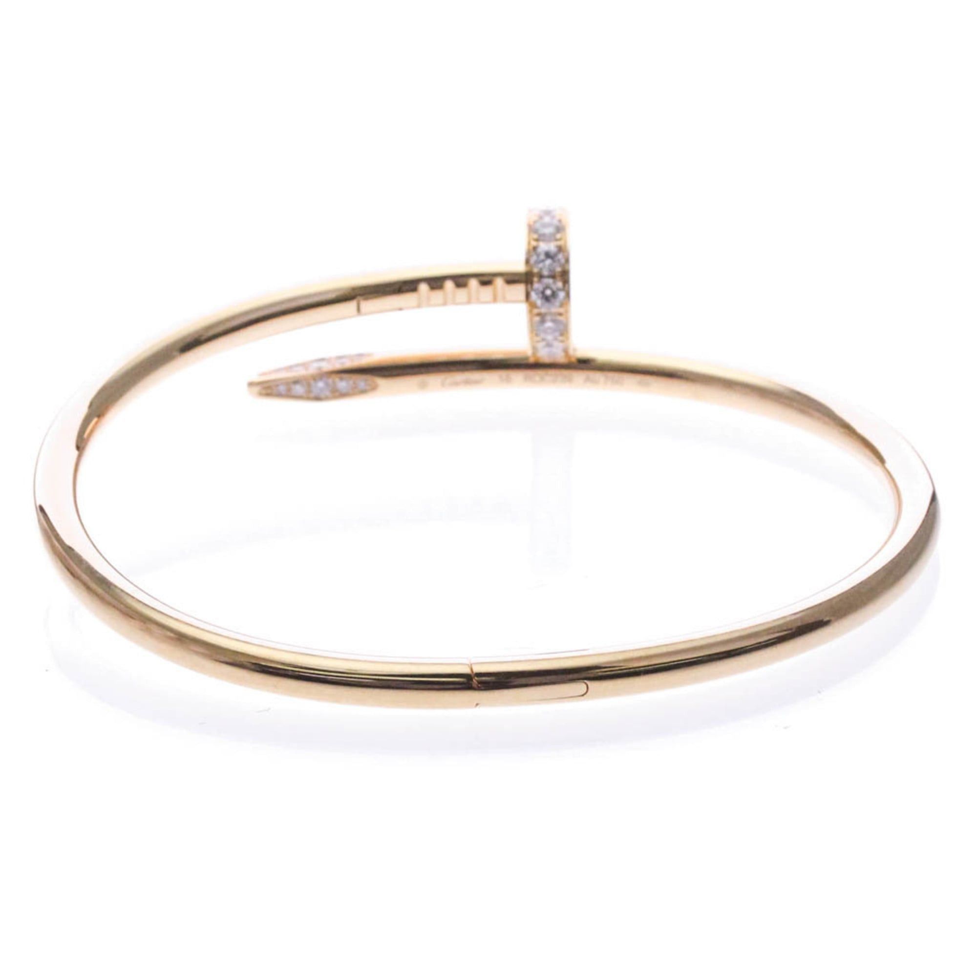 Cartier Cartier Juste Un Clou Bracelet With Diamonds Pink Gold (18K) Diamond Bangle Pink Gold Size ONE SIZE - 3 Thumbnail