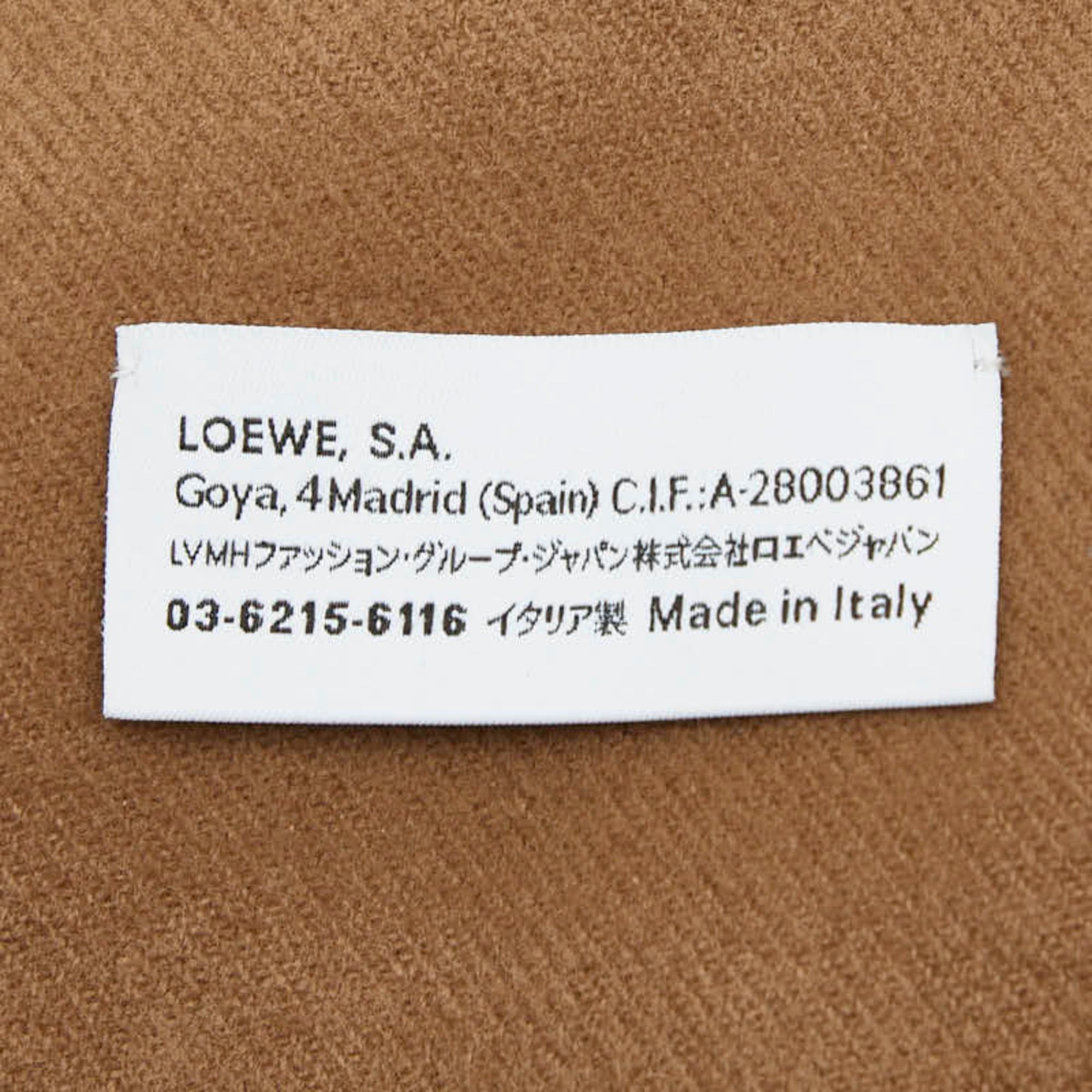 Loewe LOEWE Anagram Scarf, Brown, 100% Cashmere, Women's Size ONE SIZE - 4 Thumbnail