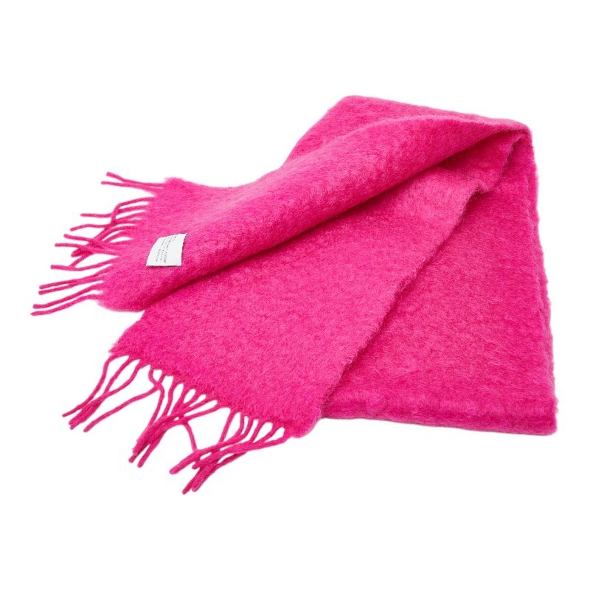 Loewe LOEWE Anagram Scarf, Pink, Wool, Nylon, and Mohair, Women's Size ONE SIZE - 2 Thumbnail